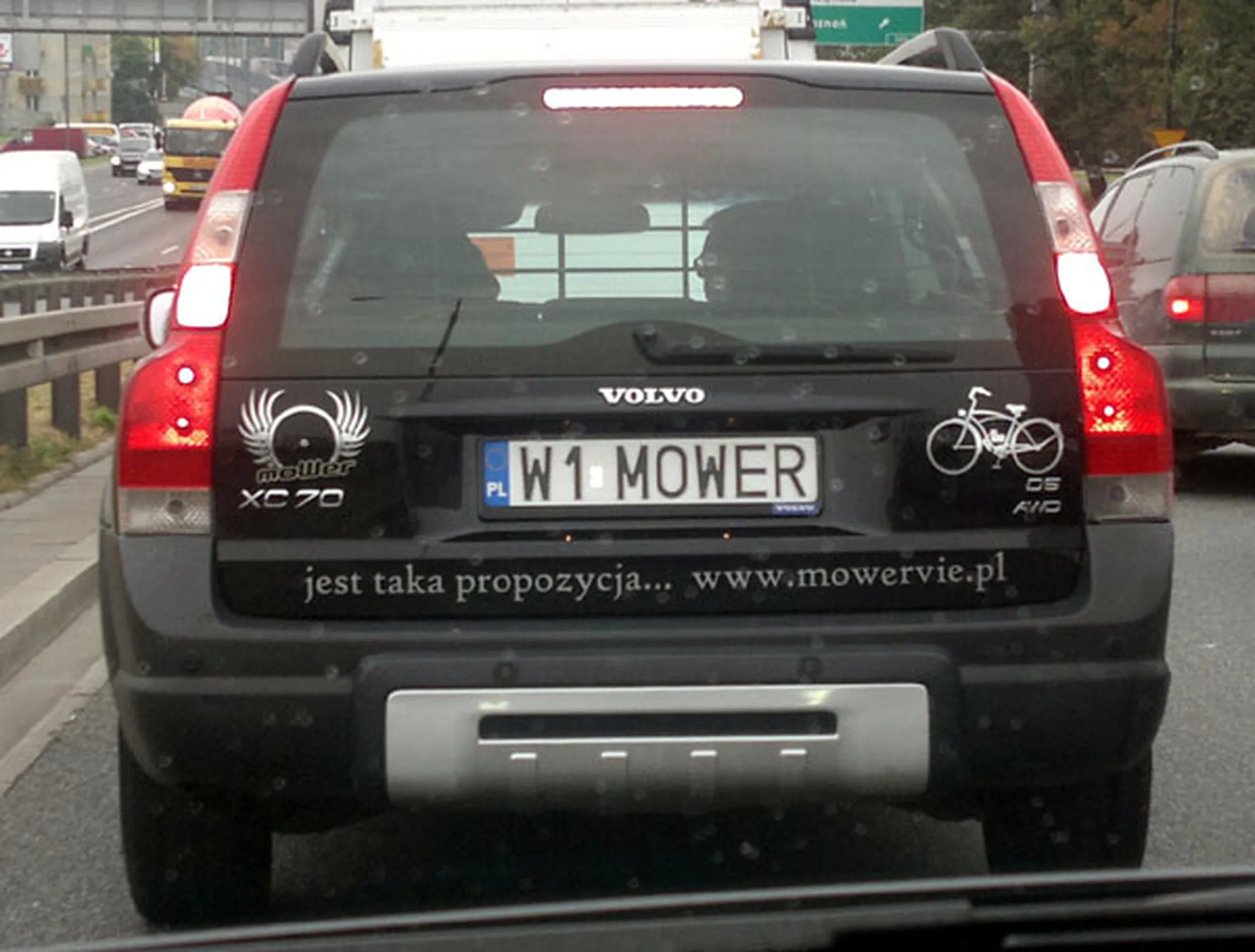 Fajny numer, blacha W1 MOWER