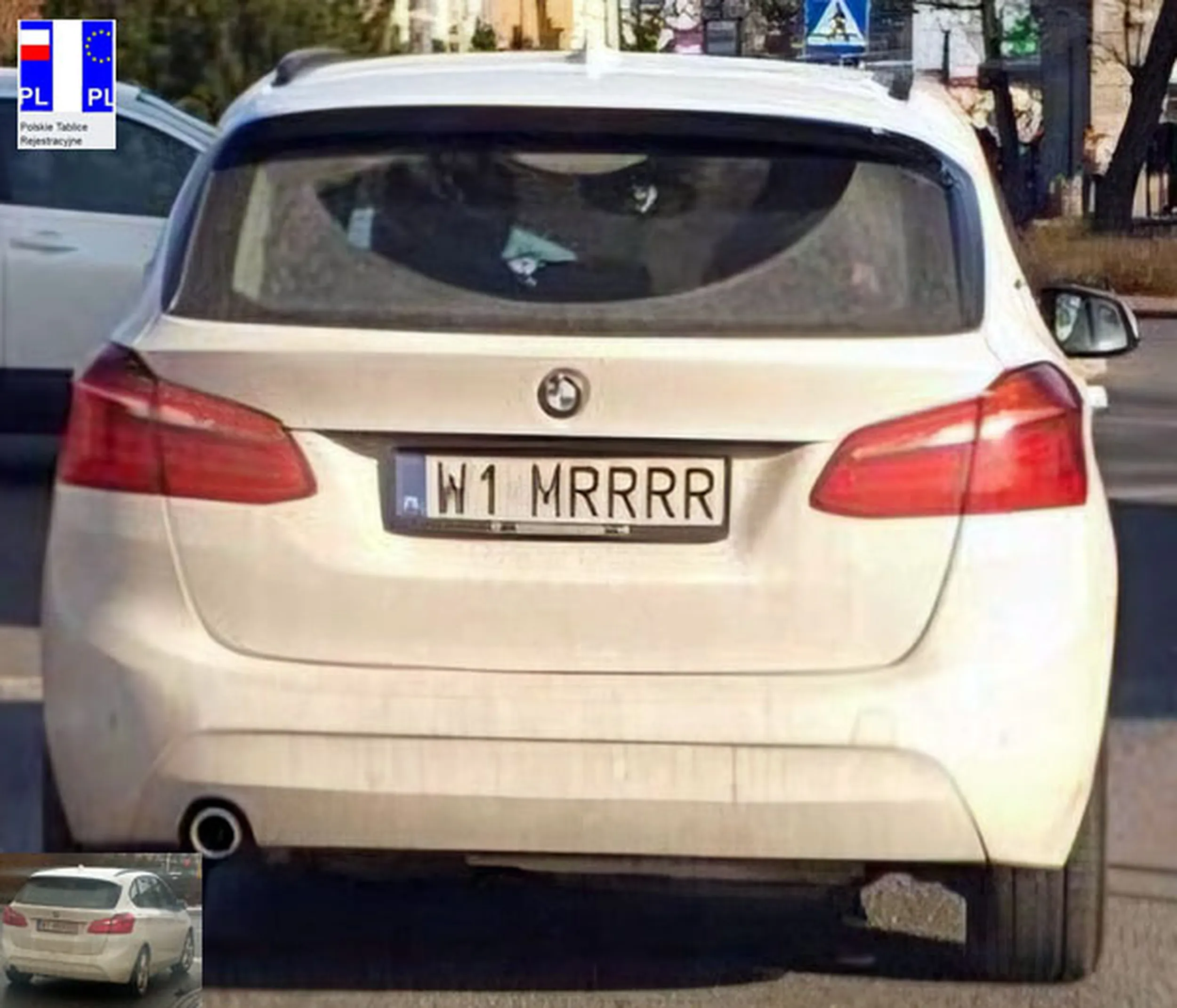 Fajny numer, blacha W1 MRRRR