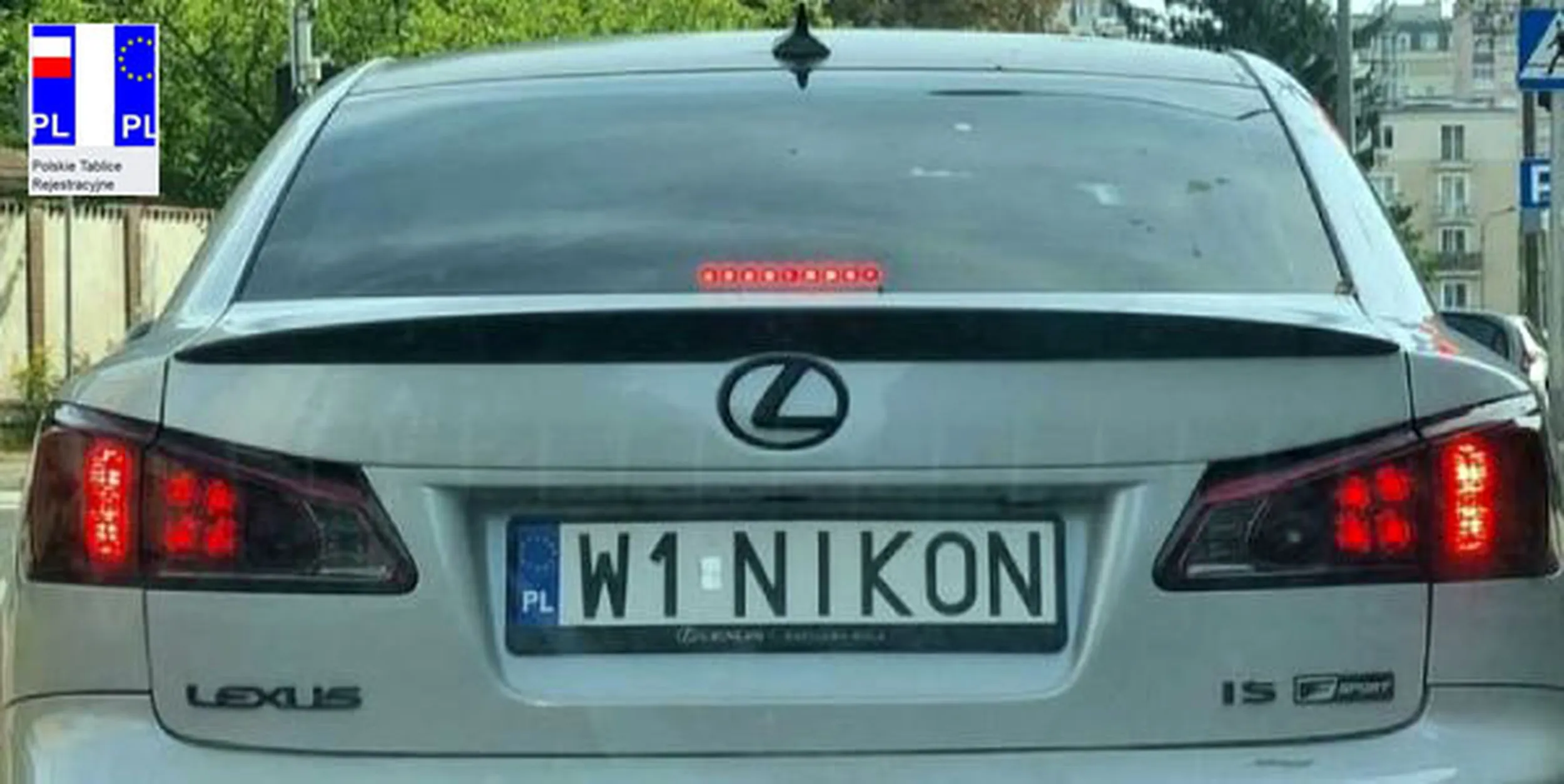 Fajny numer, blacha W1 NIKON