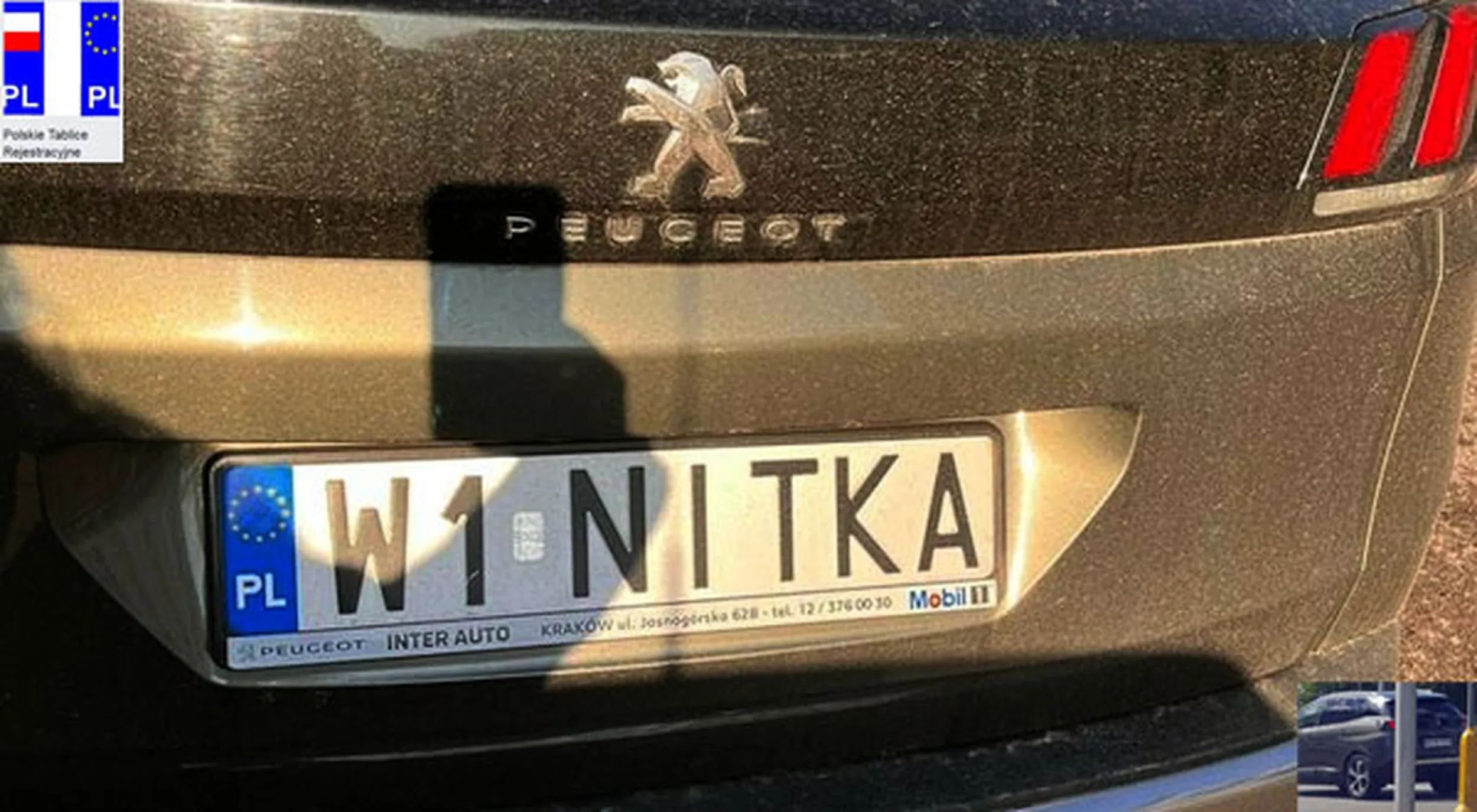 Fajny numer, blacha W1 NITKA