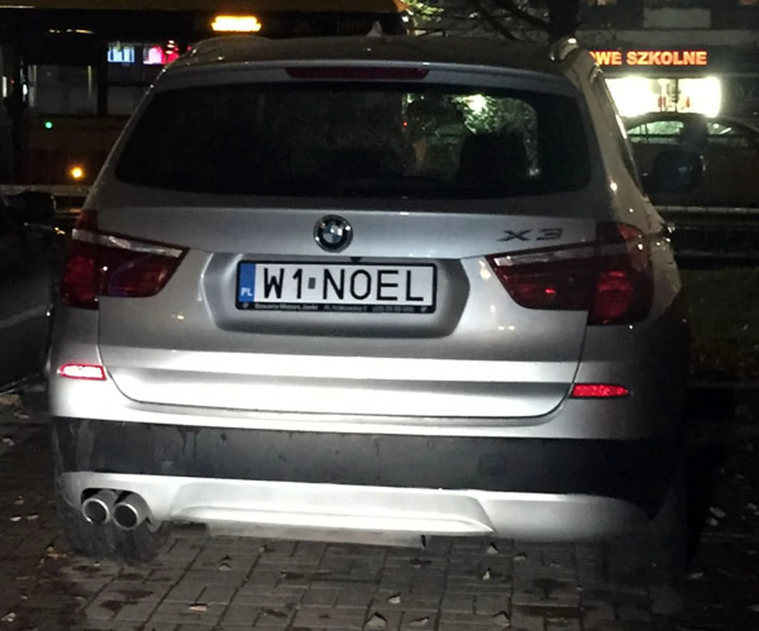 Fajny numer, blacha W1 NOEL