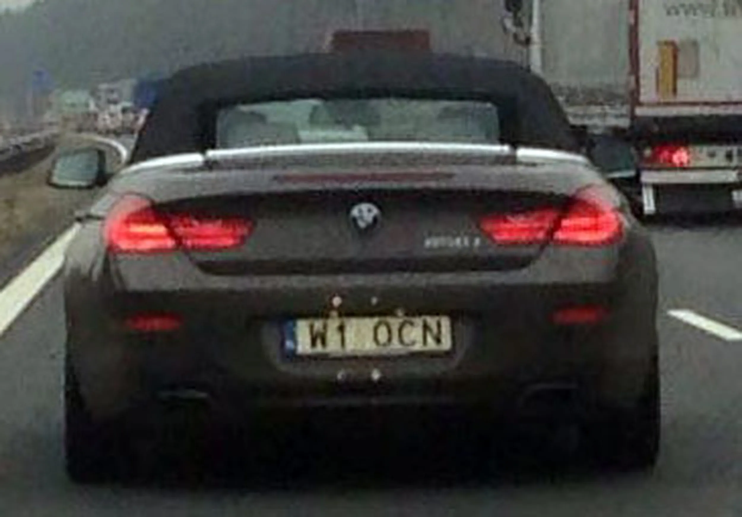 Fajny numer, blacha W1 OCN