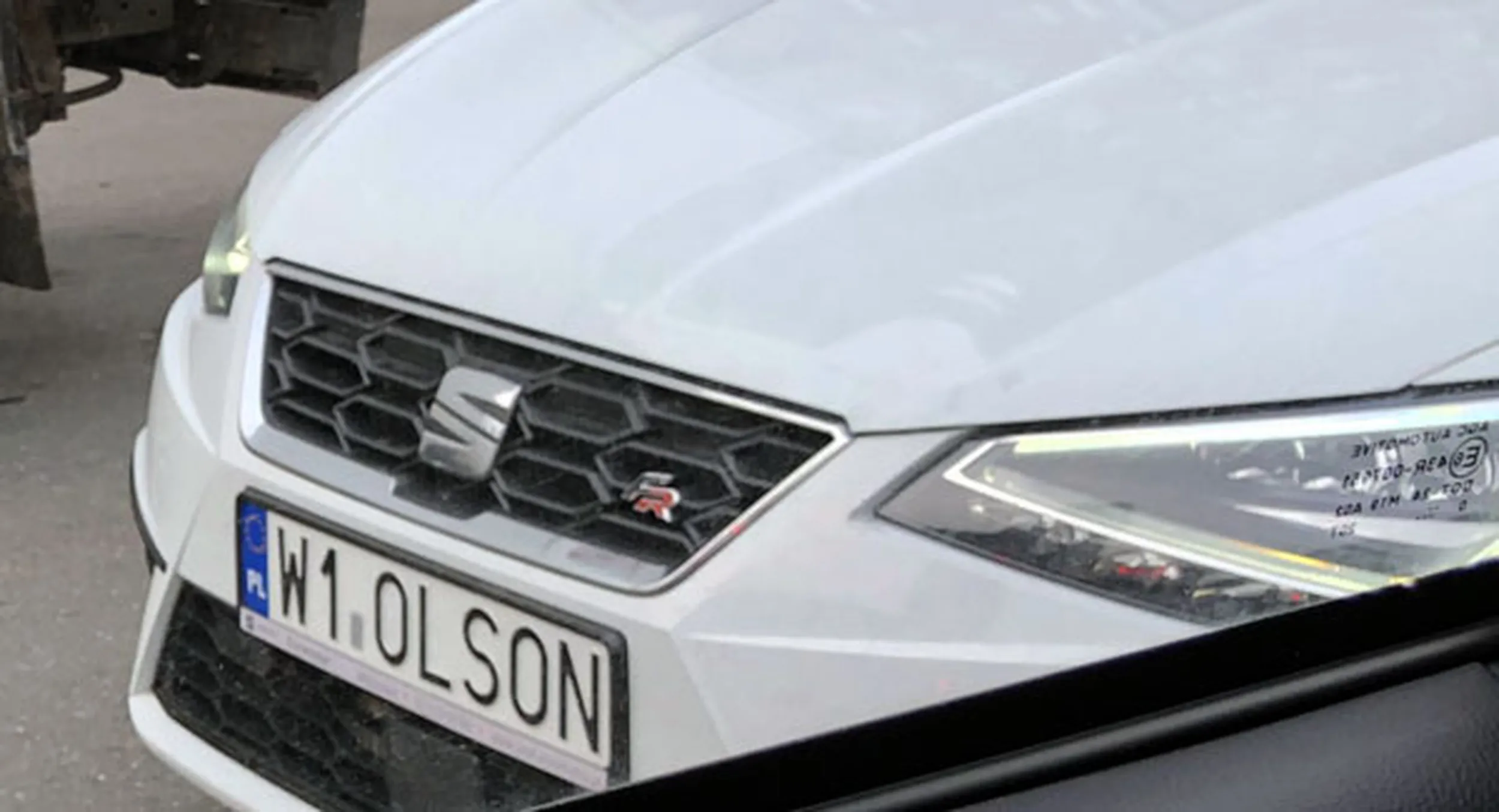 Fajny numer, blacha W1 OLSON