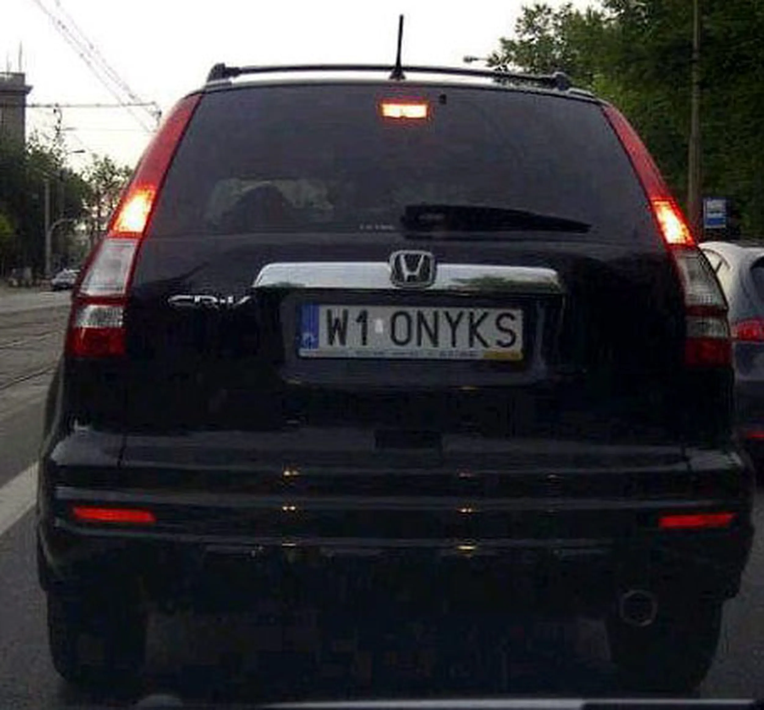 Fajny numer, blacha W1 ONYKS