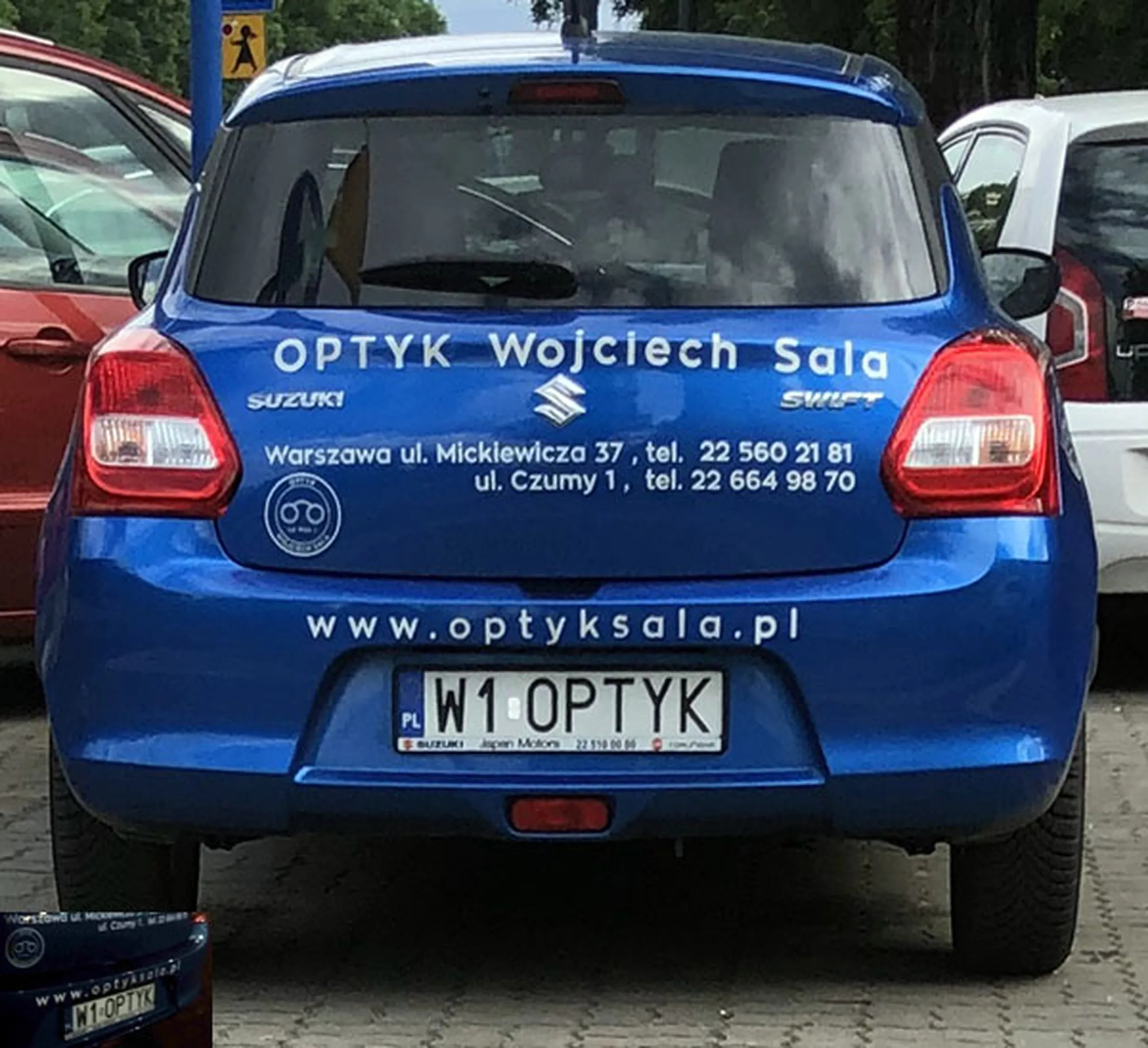 Fajny numer, blacha W1 OPTYK