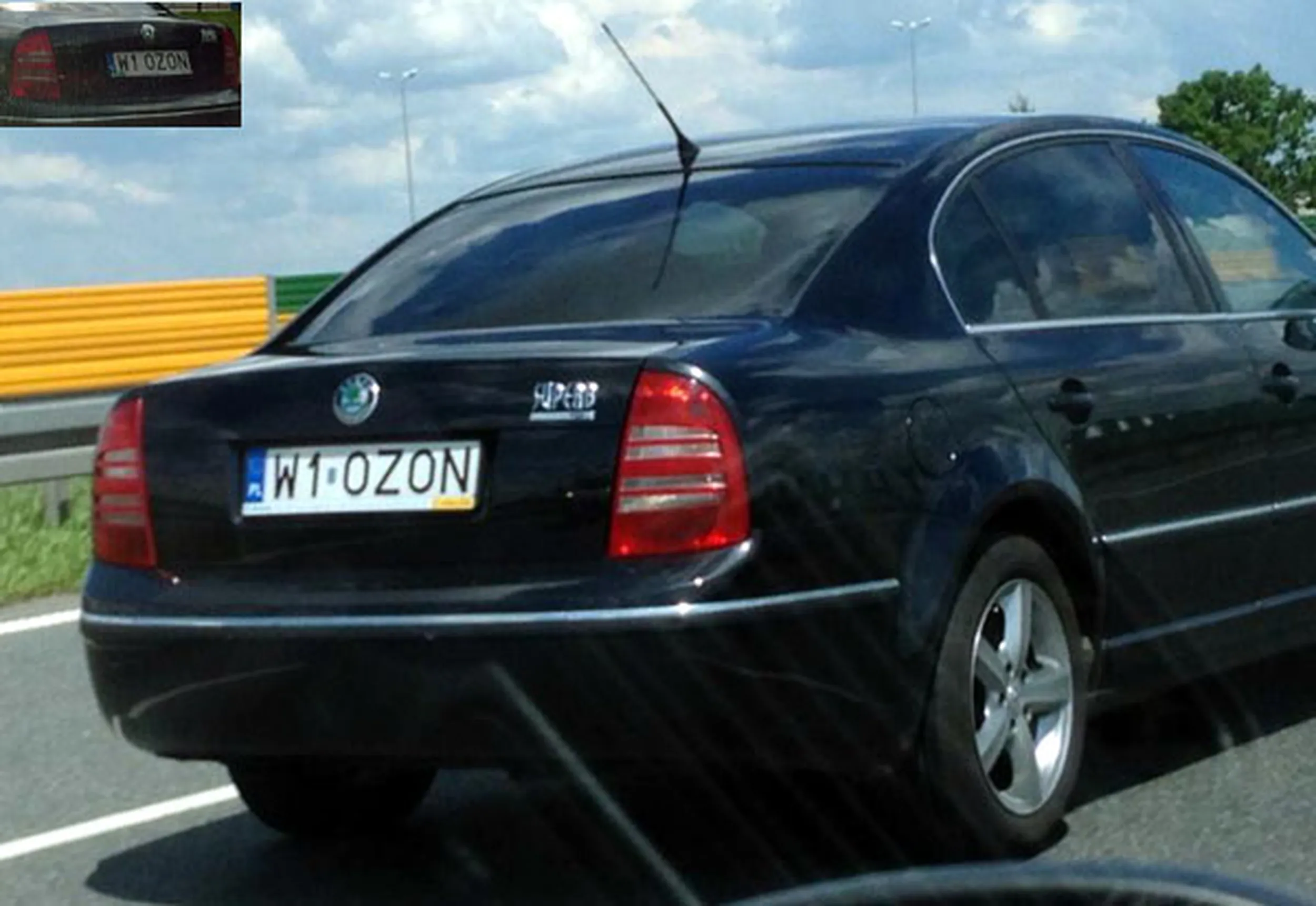 Fajny numer, blacha W1 OZON