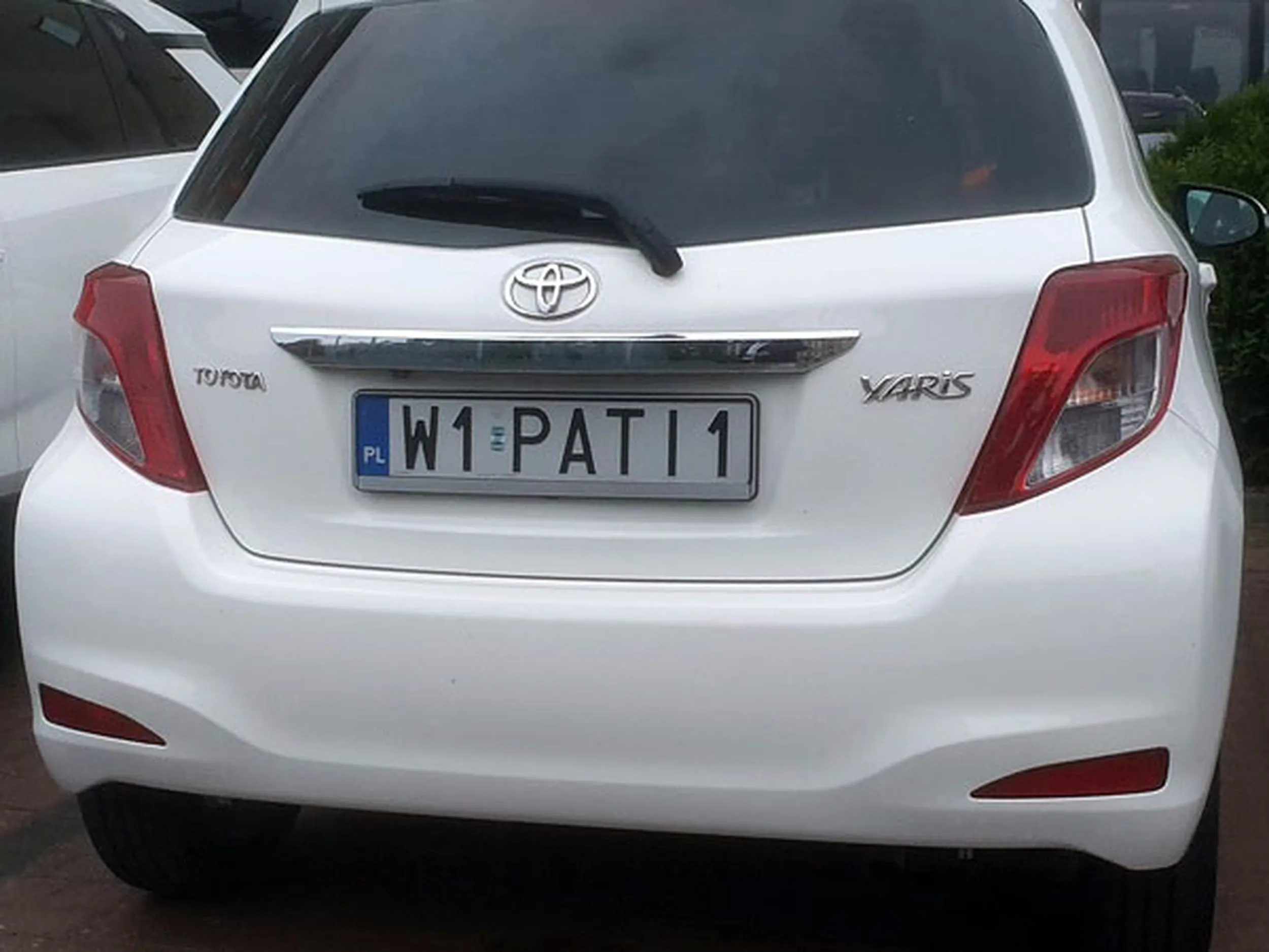 Fajny numer, blacha W1 PATI1