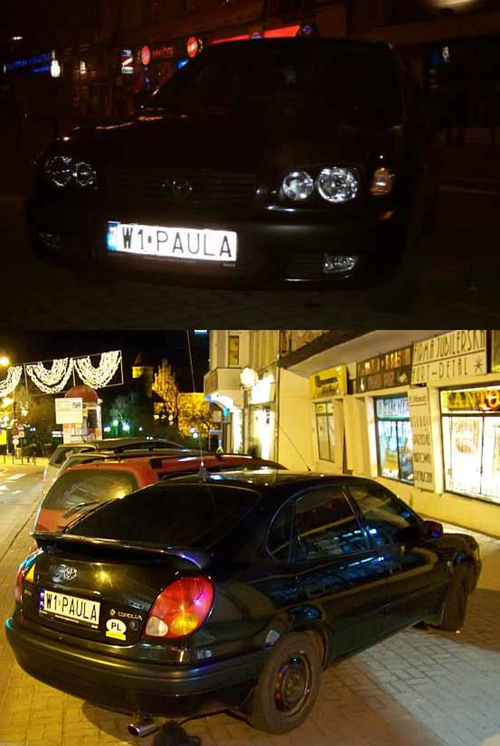 Fajny numer, blacha W1 PAULA