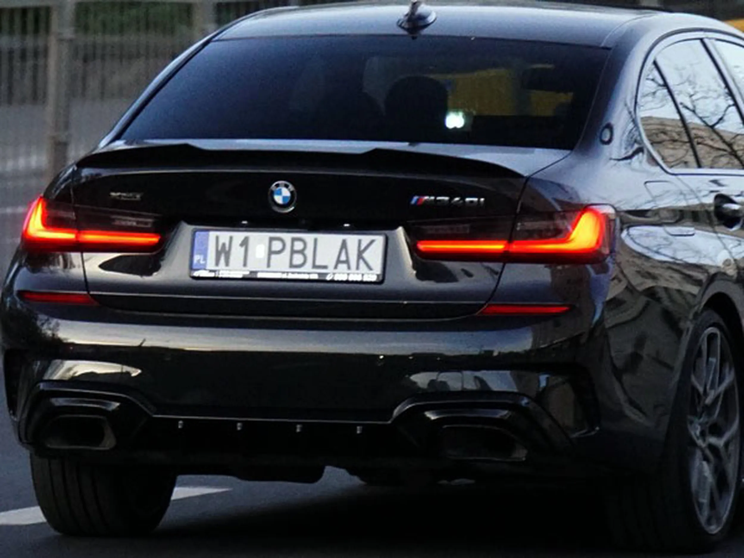 Fajny numer, blacha W1 PBLAK