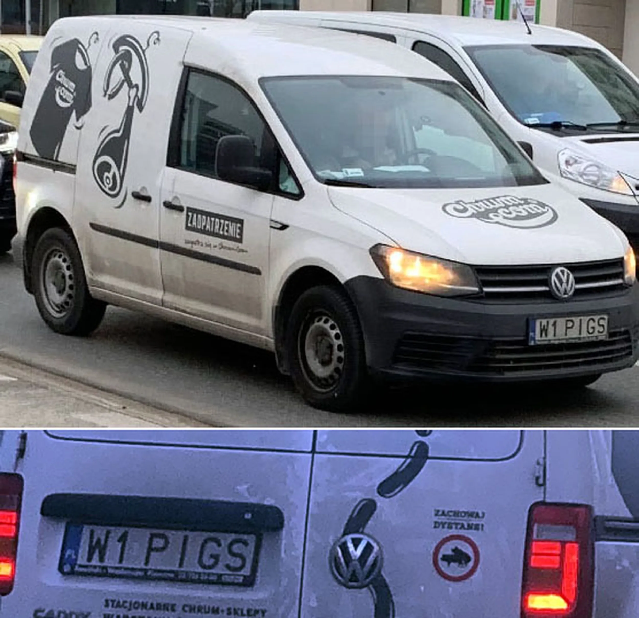 Fajny numer, blacha W1 PIGS