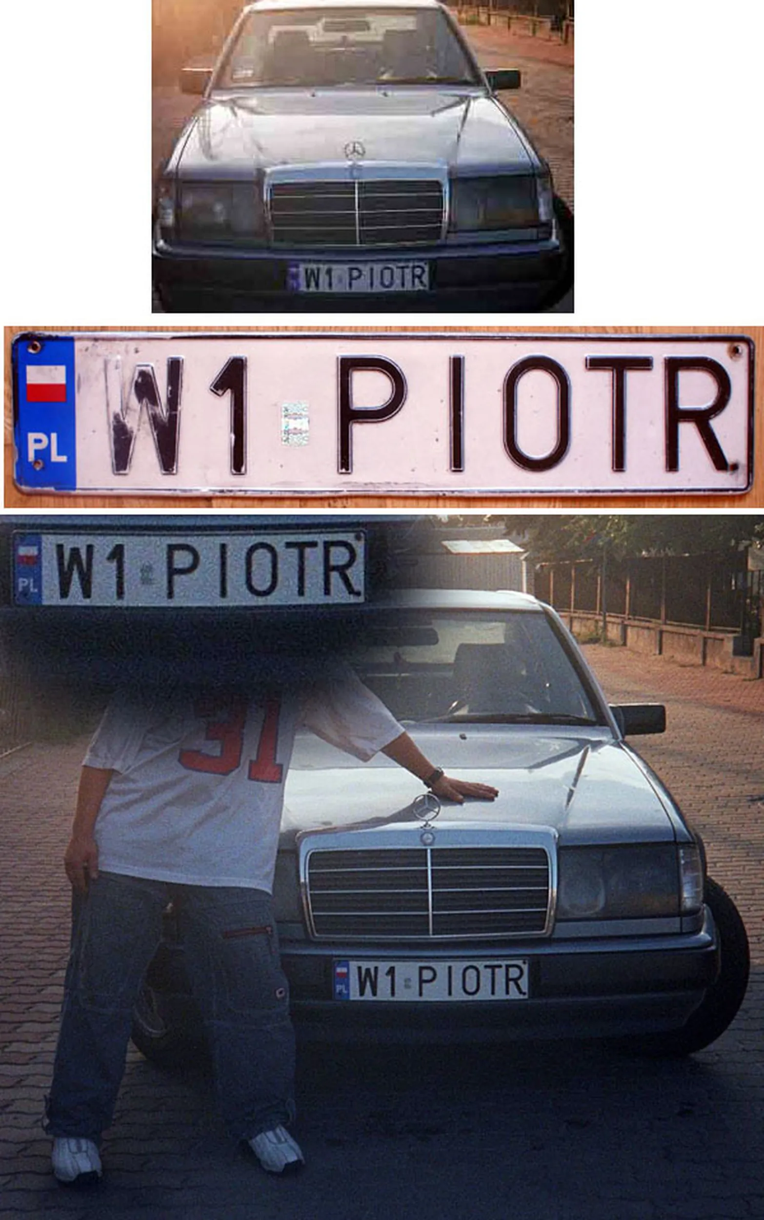 Fajny numer, blacha W1 PIOTR