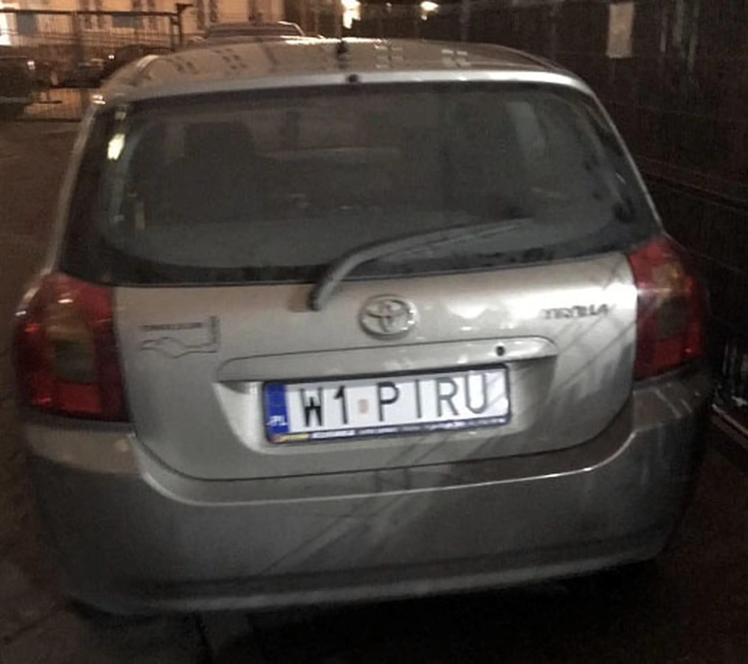 Fajny numer, blacha W1 PIRU