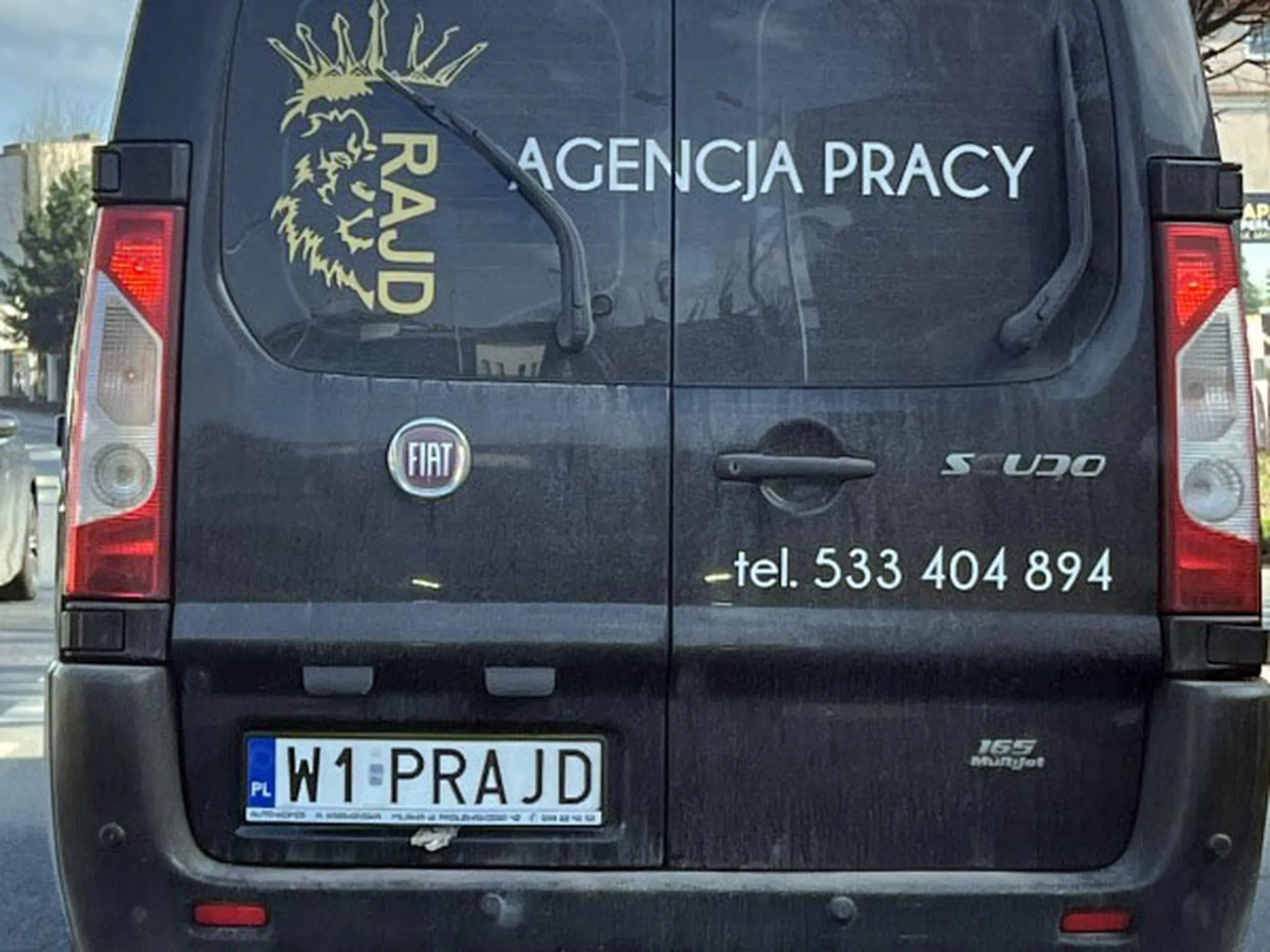 Fajny numer, blacha W1 PRAJD