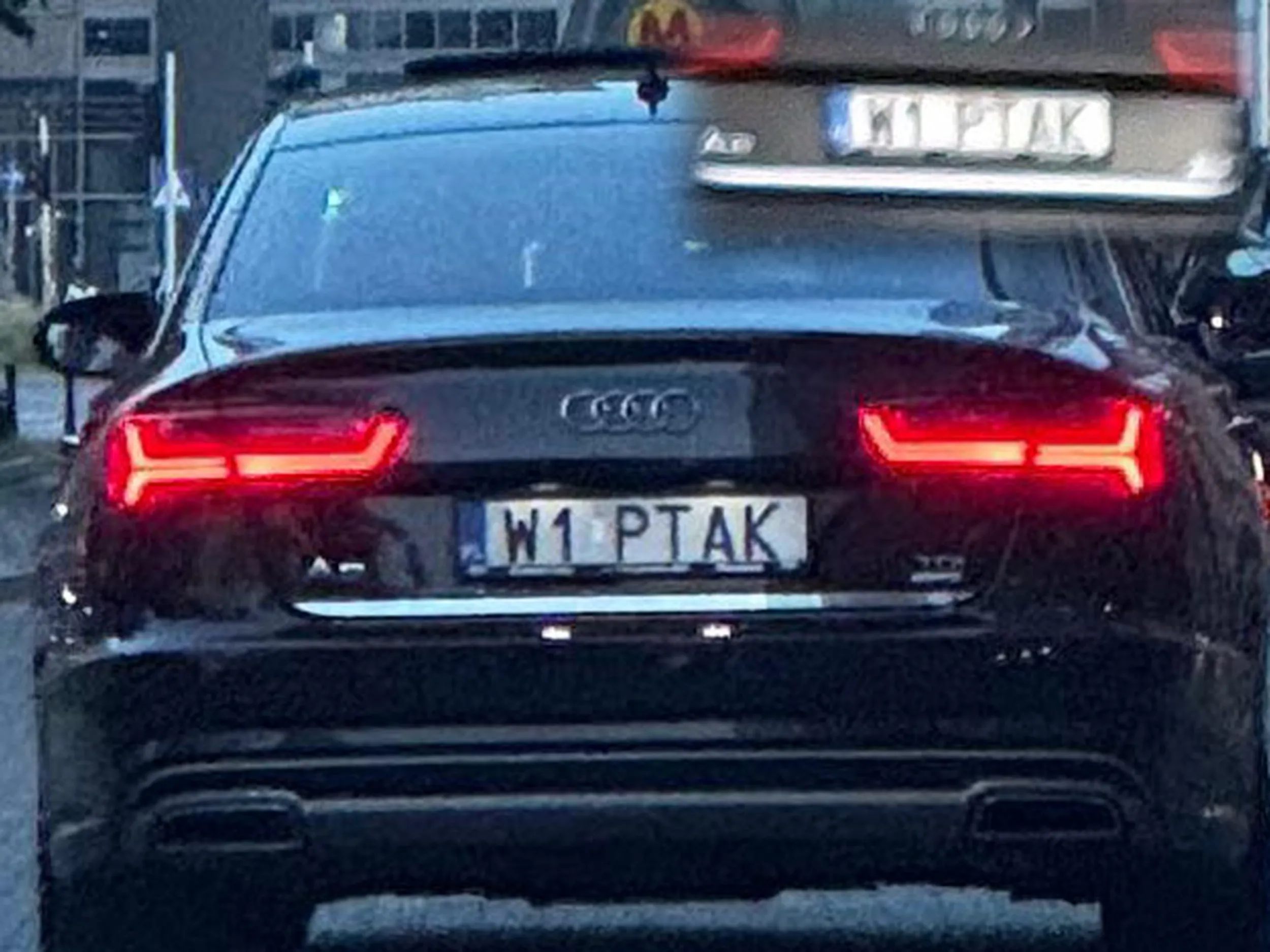 Fajny numer, blacha W1 PTAK