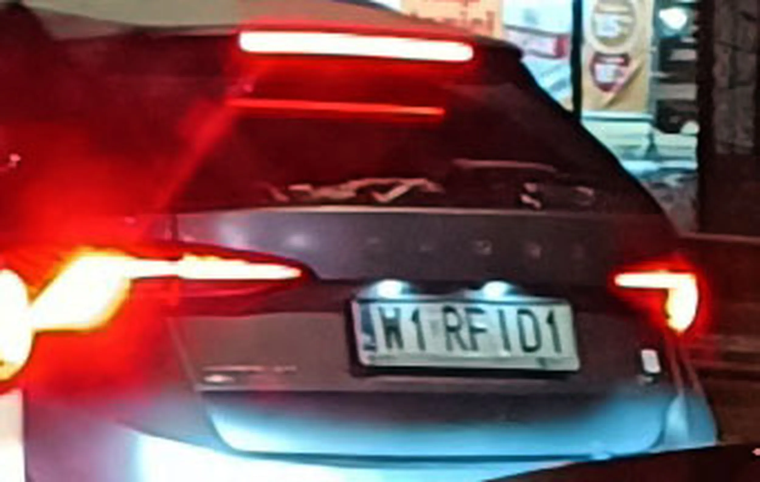 Fajny numer, blacha W1 RFID1