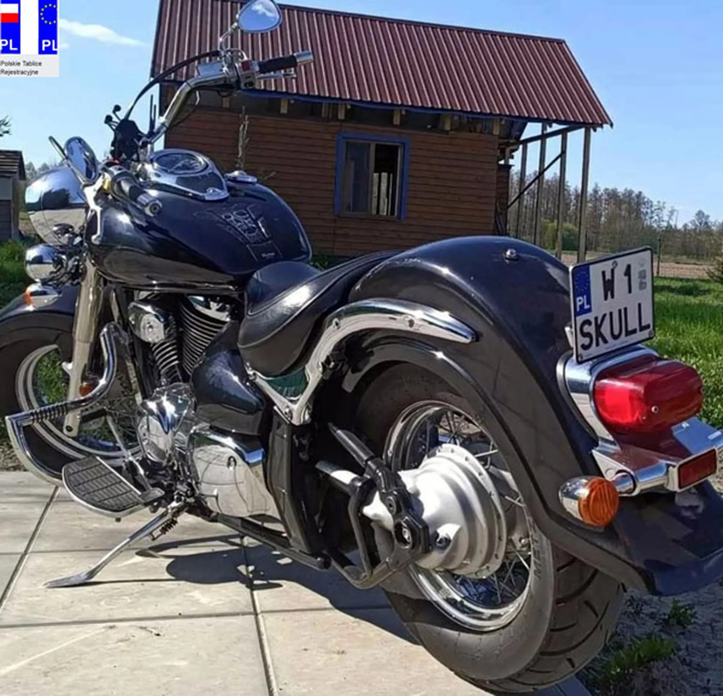 Fajny numer, blacha W1 SKULL