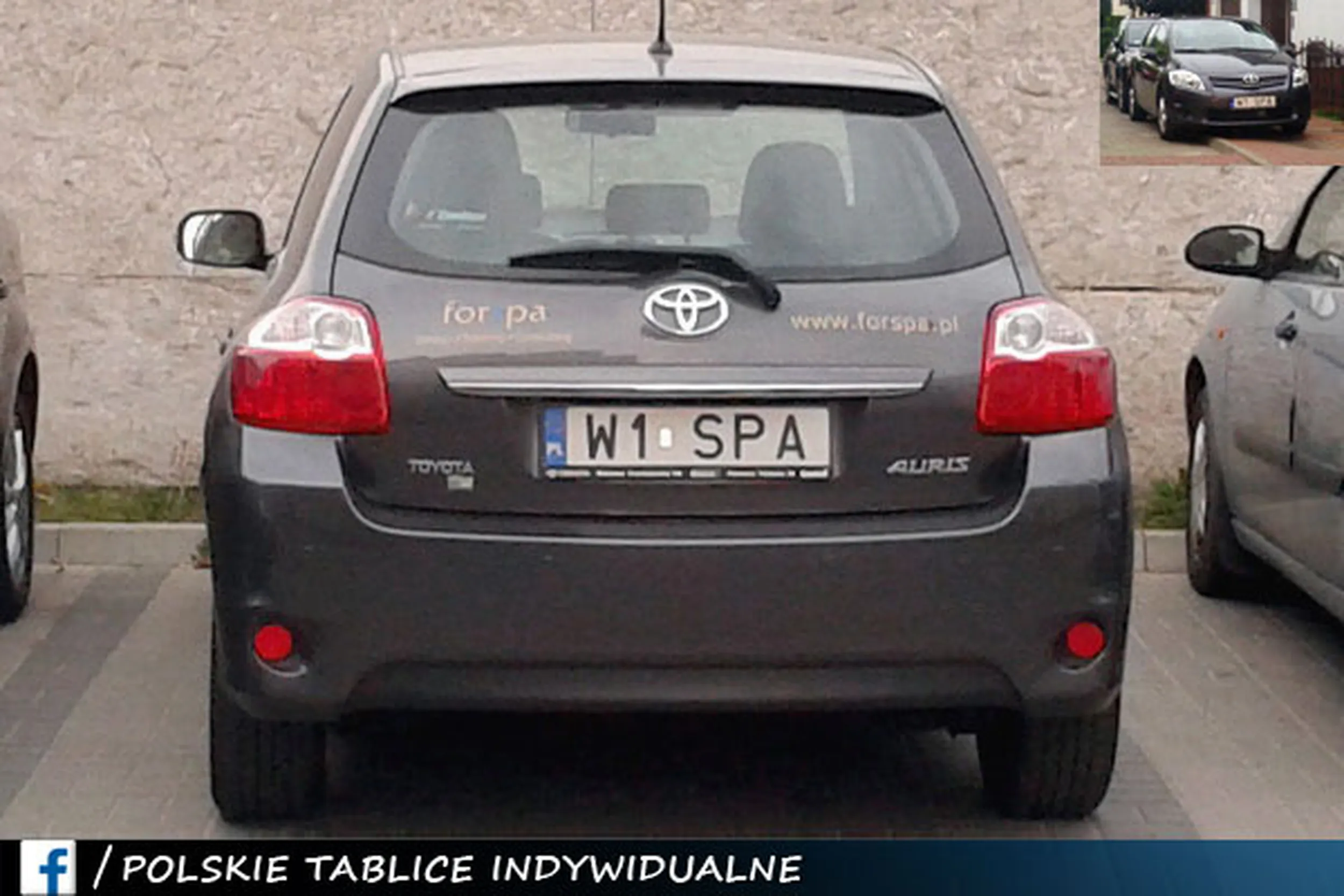 Fajny numer, blacha W1 SPA