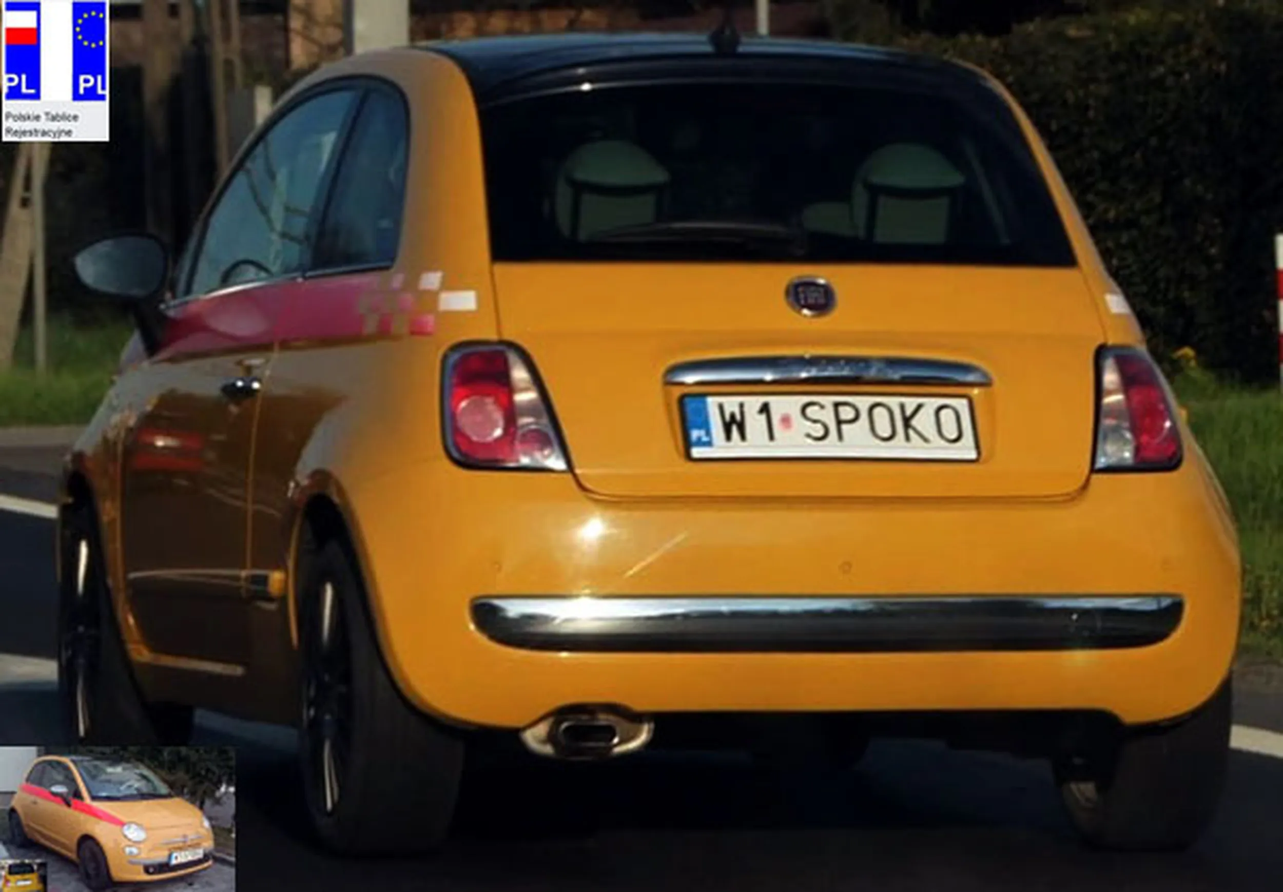 Fajny numer, blacha W1 SPOKO