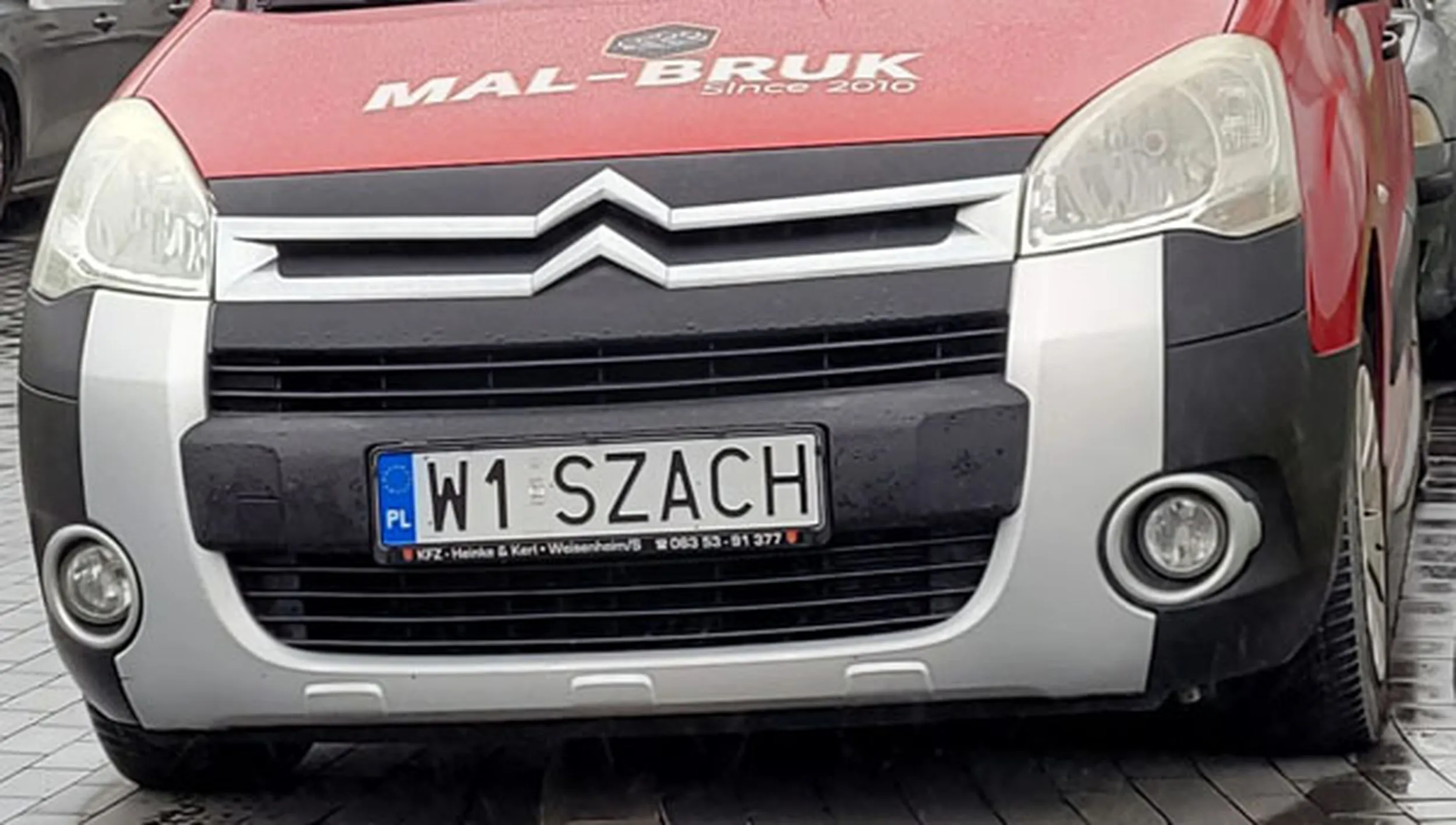 Fajny numer, blacha W1 SZACH