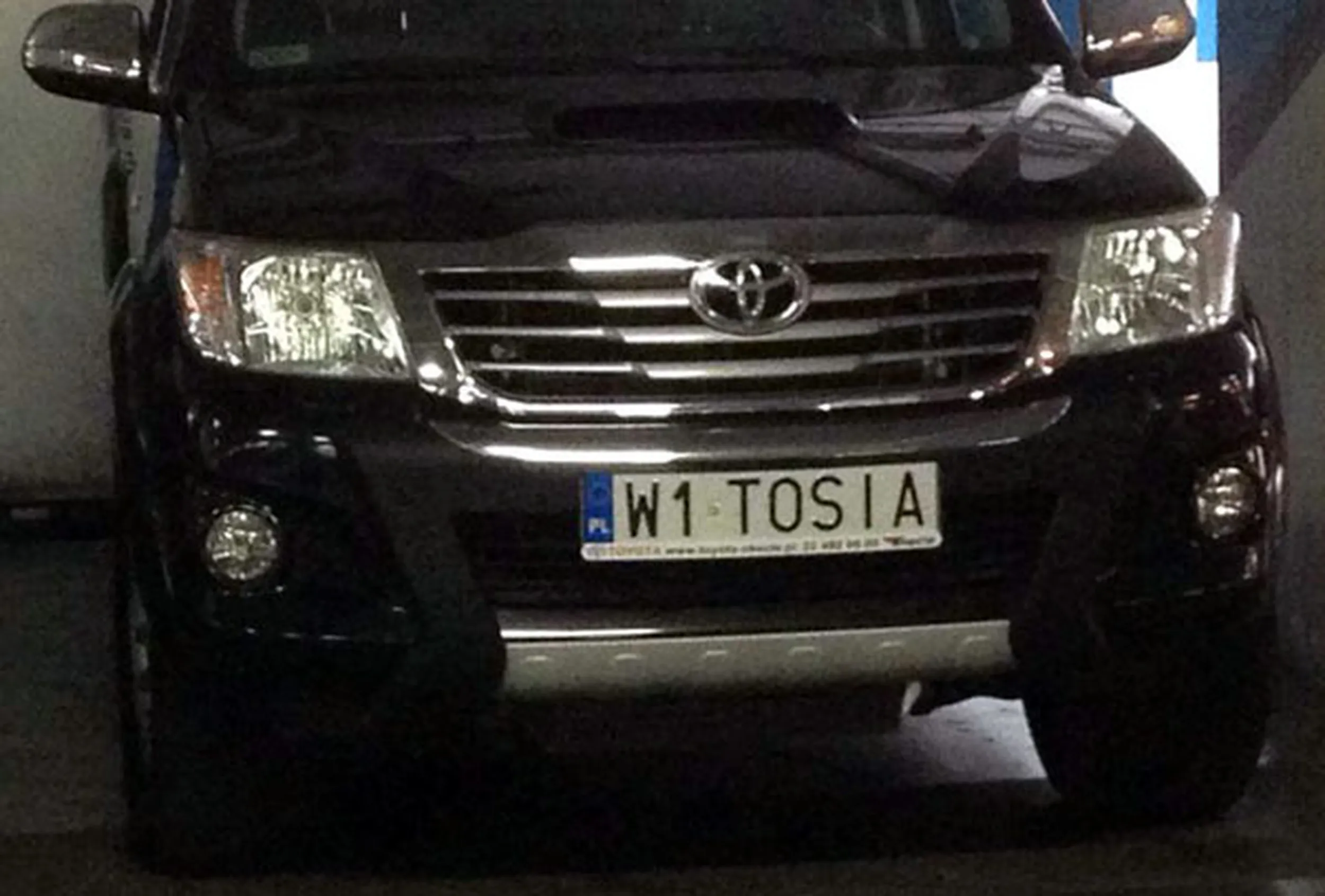 Fajny numer, blacha W1 TOSIA