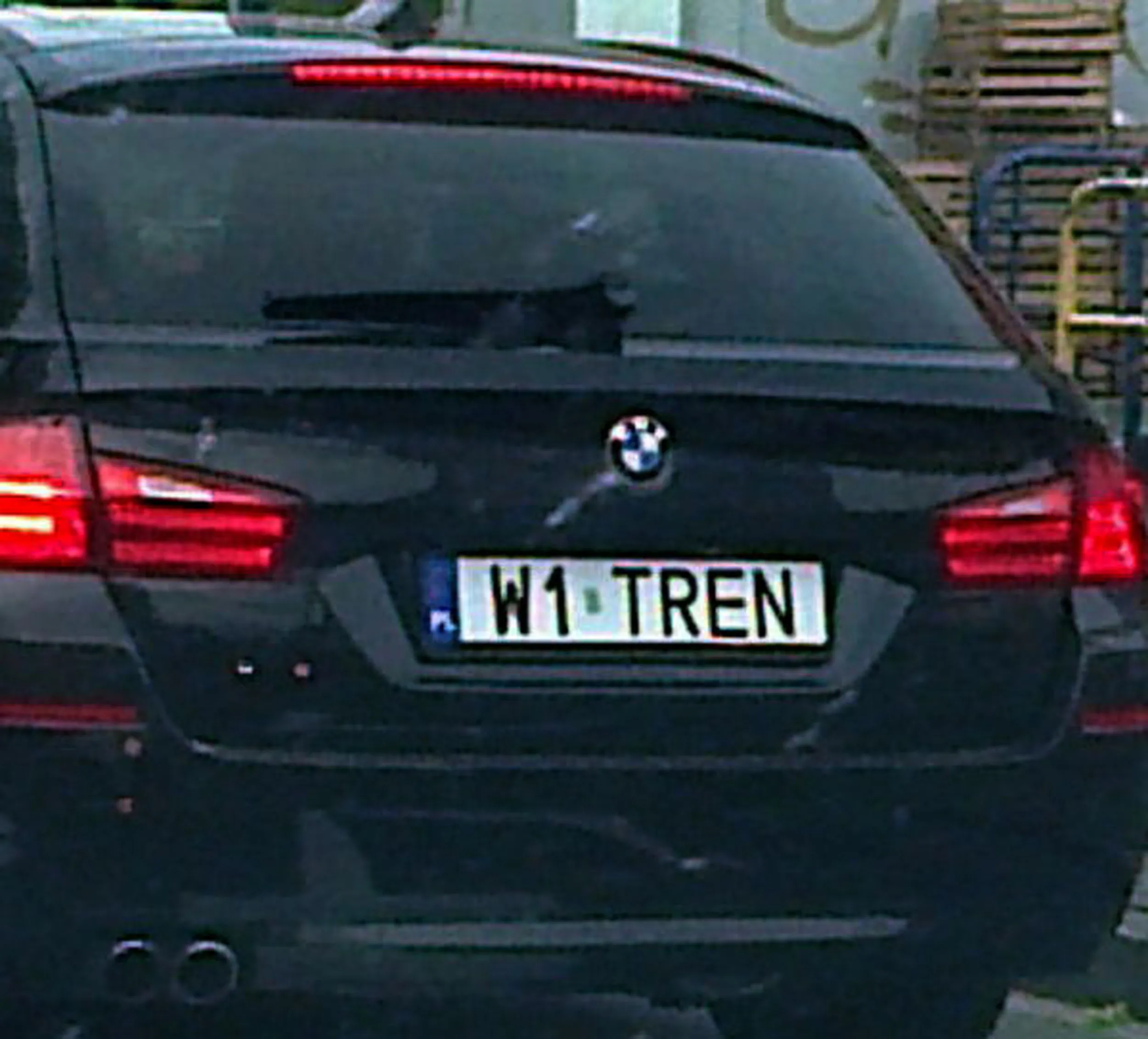 Fajny numer, blacha W1 TREN