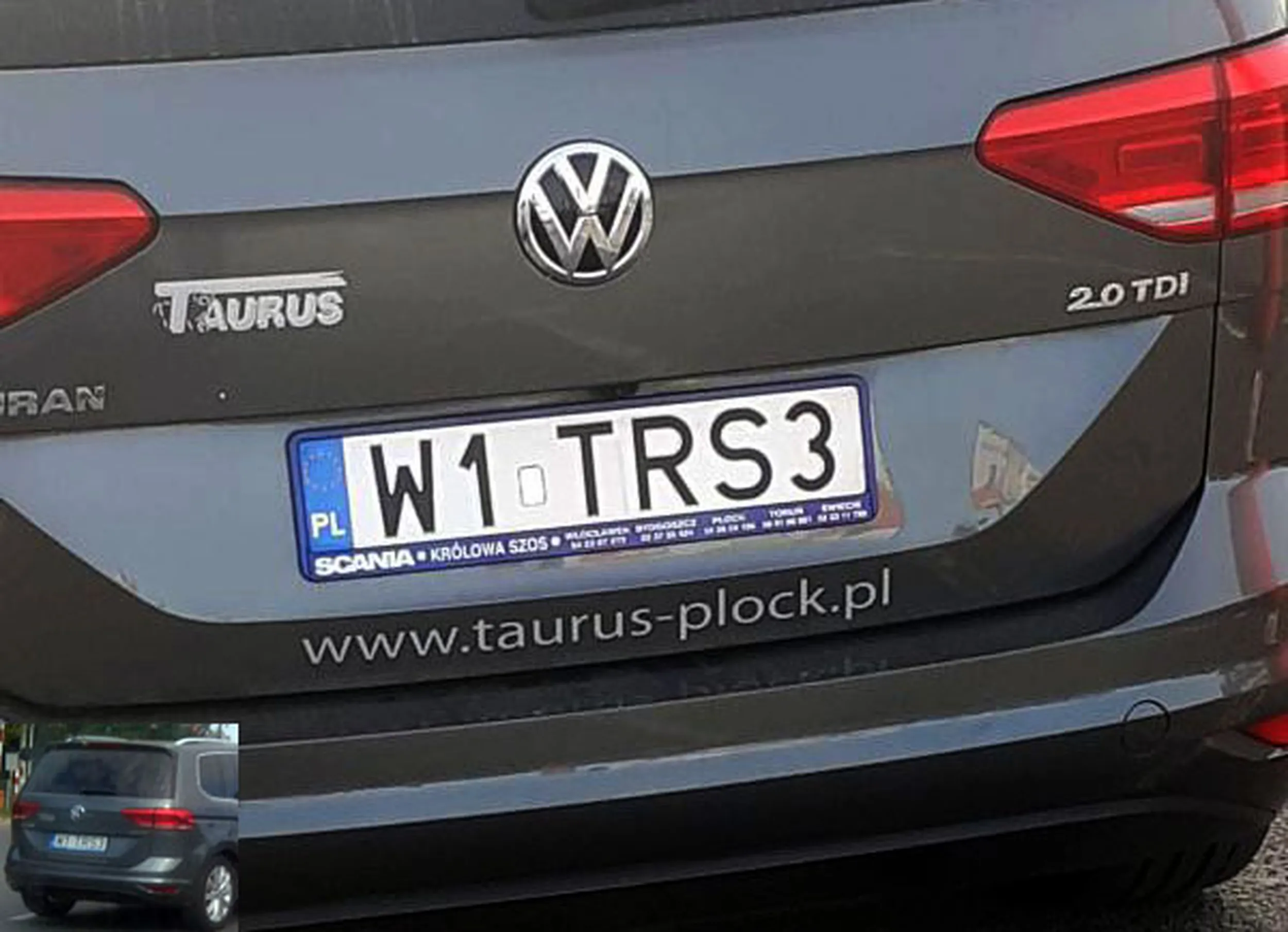 Fajny numer, blacha W1 TRS3