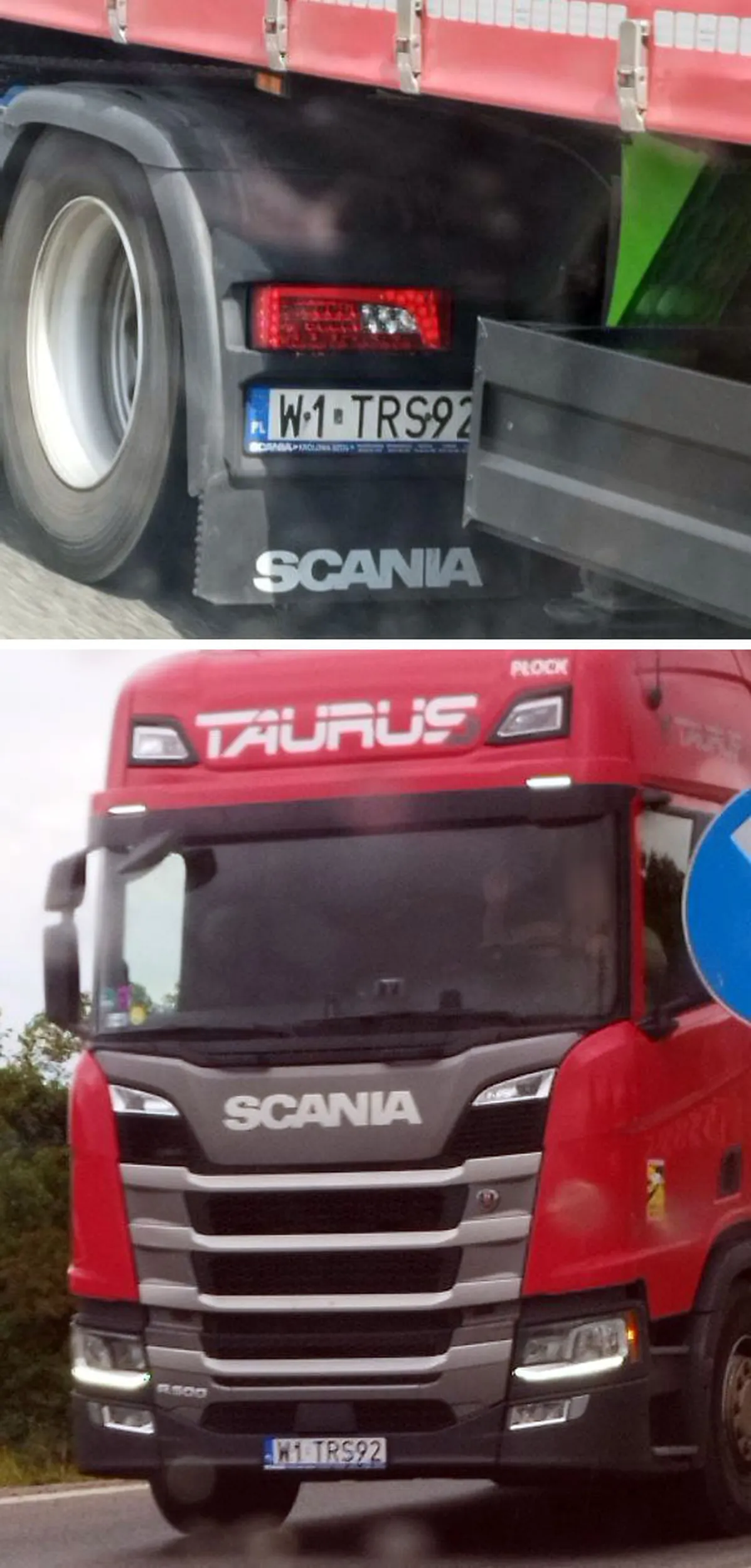 Fajny numer, blacha W1 TRS92