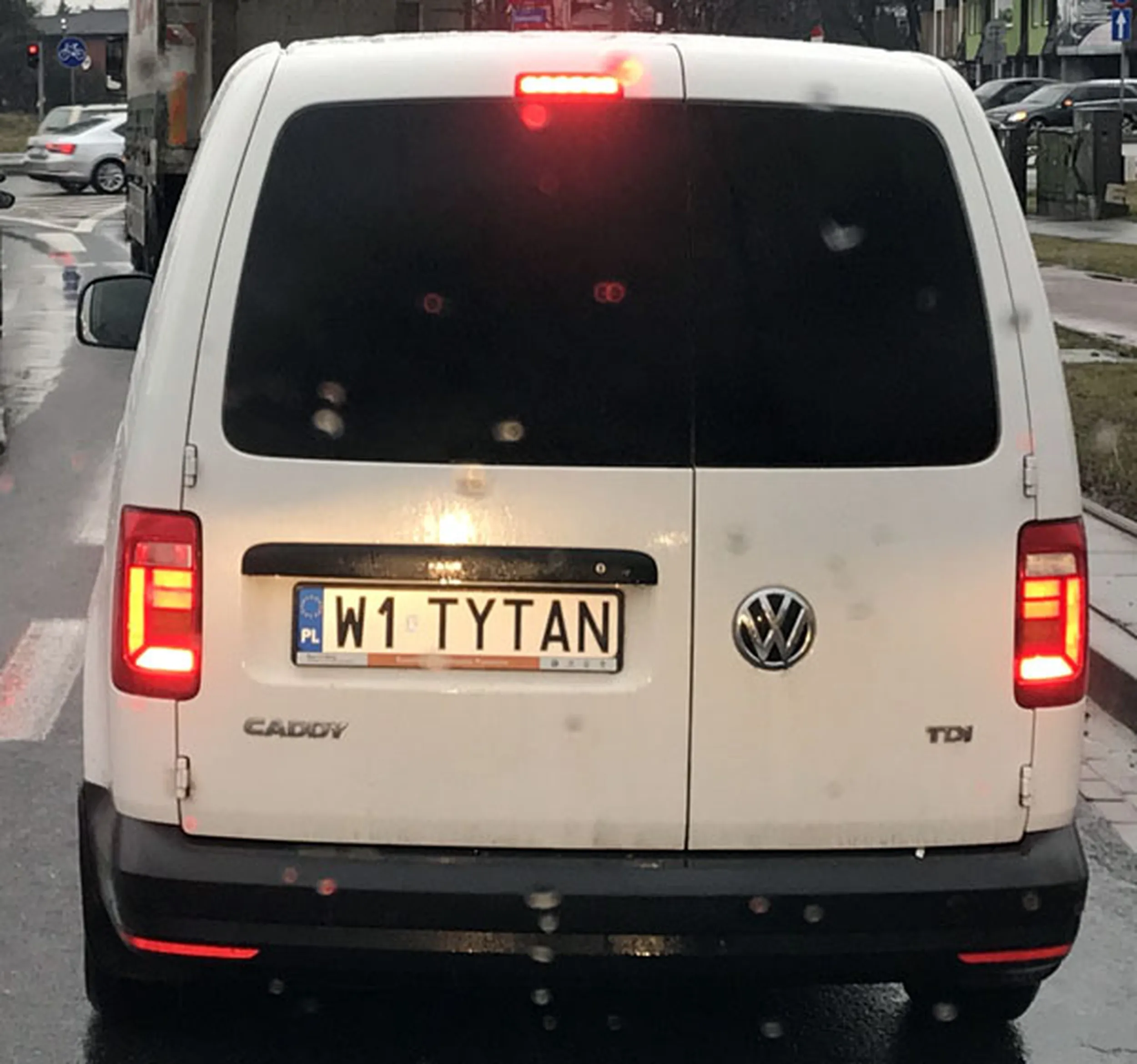 Fajny numer, blacha W1 TYTAN