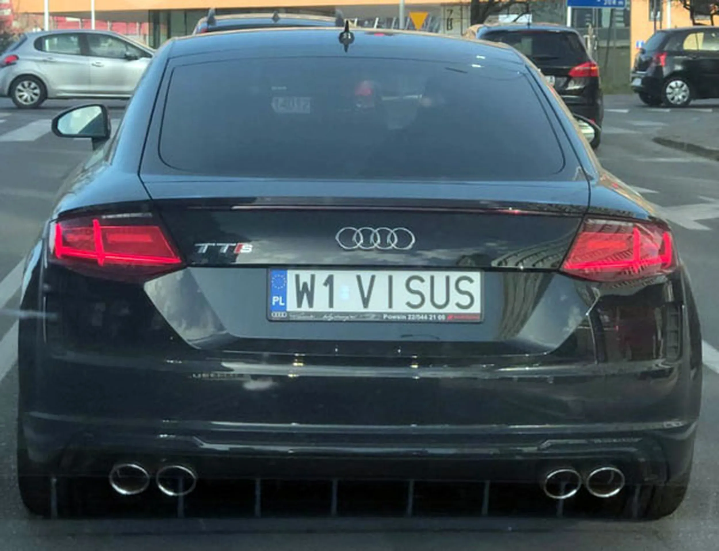 Fajny numer, blacha W1 VISUS