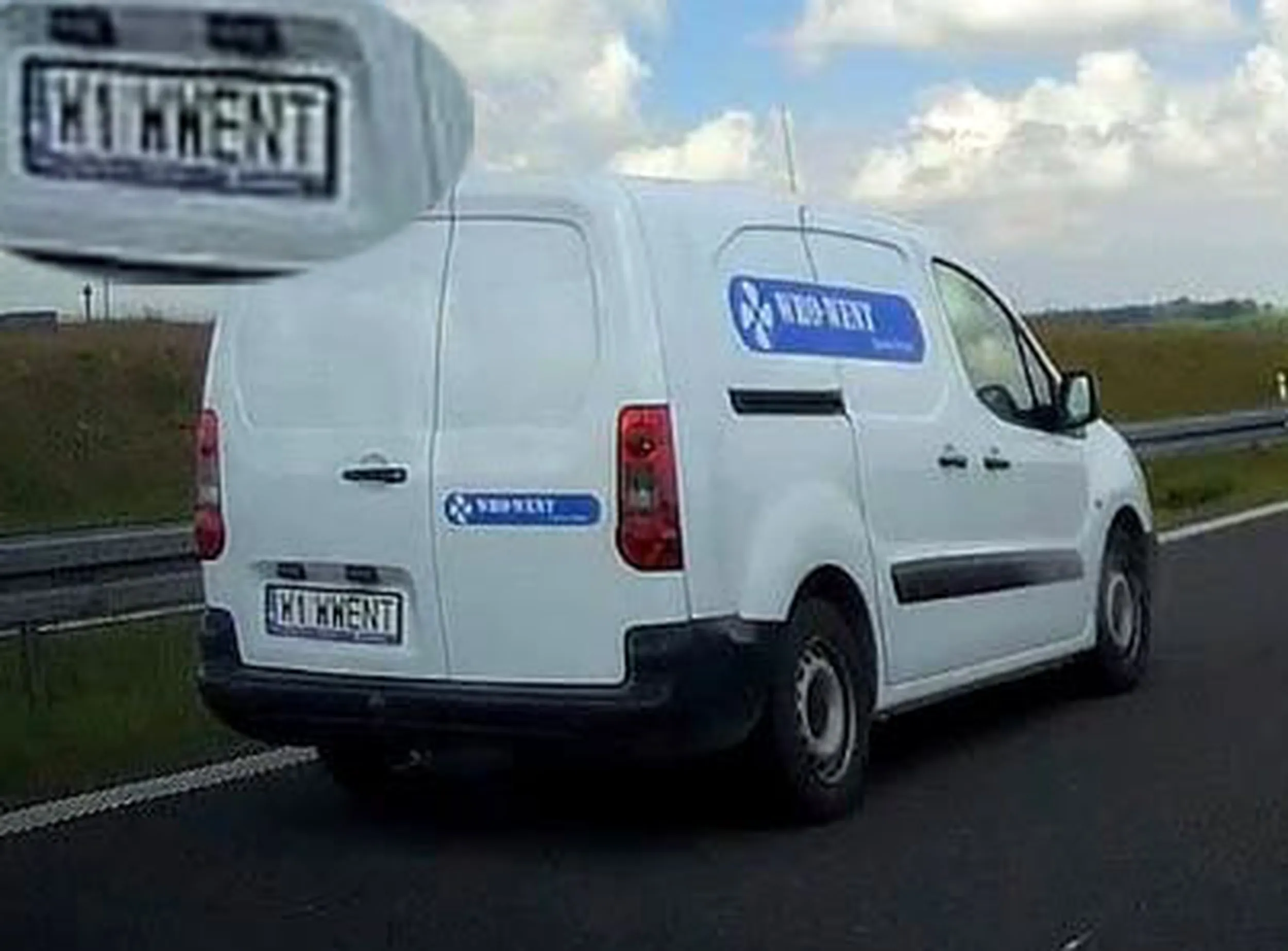 Fajny numer, blacha W1 WWENT