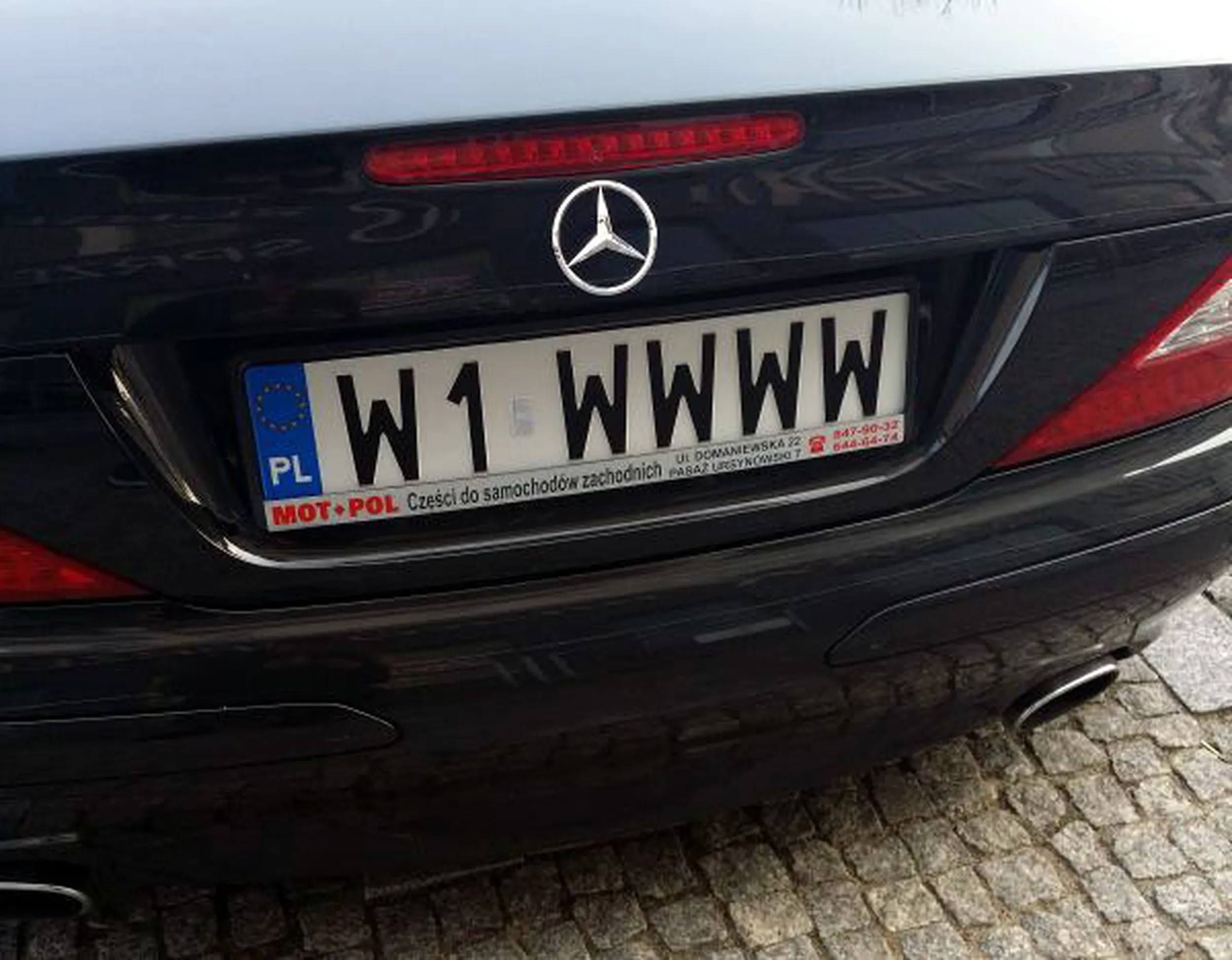 Fajny numer, blacha W1 WWWW