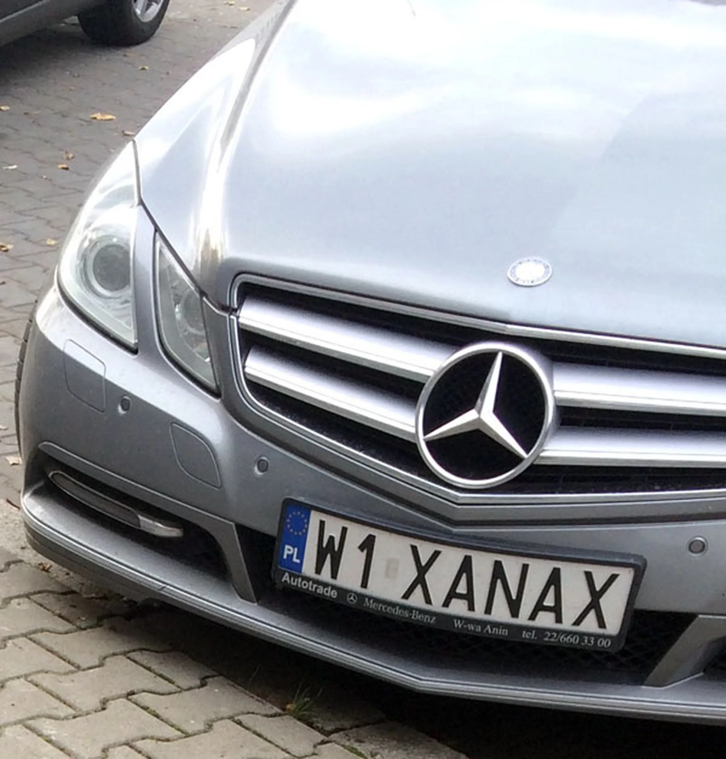 Fajny numer, blacha W1 XANAX