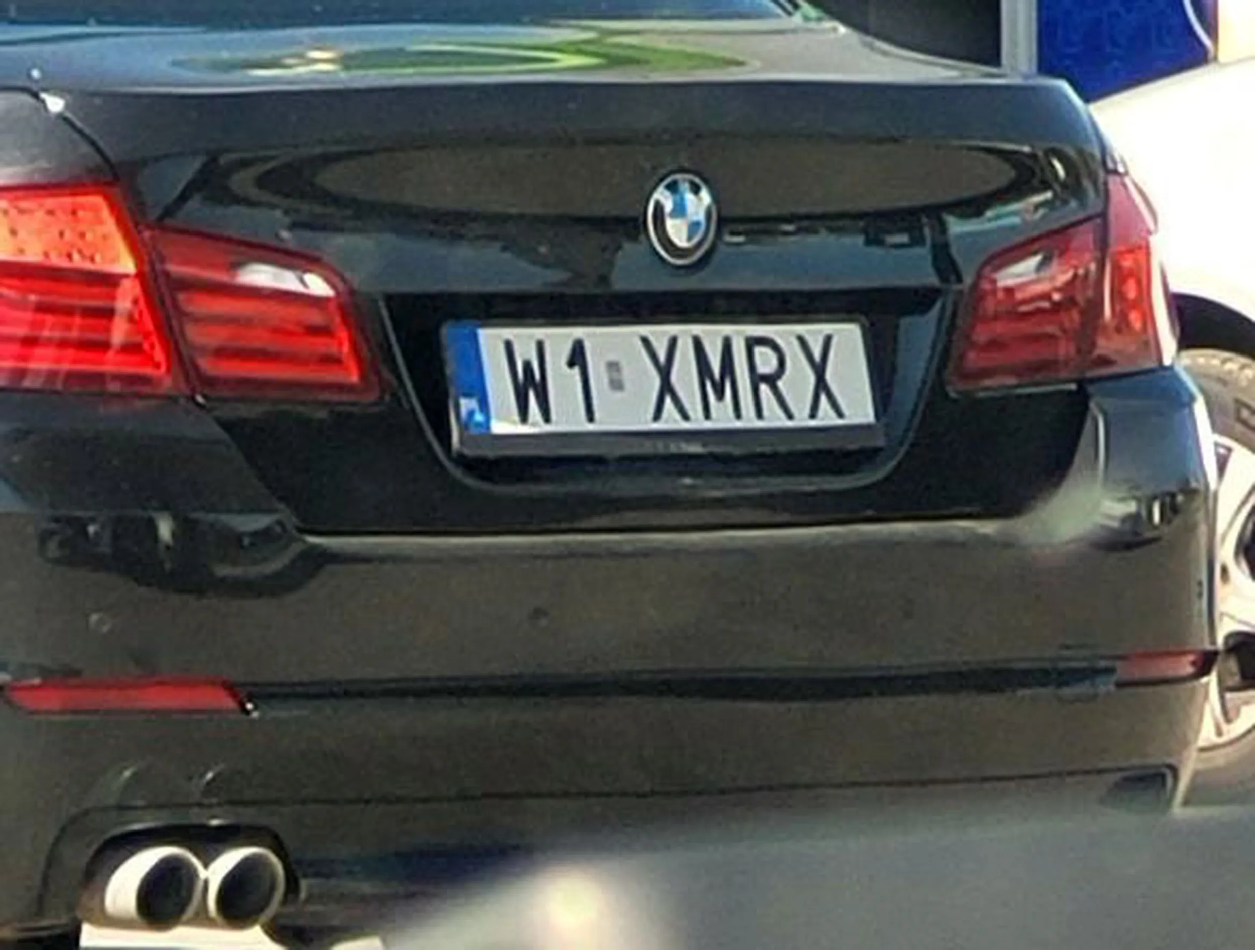 Fajny numer, blacha W1 XMRX