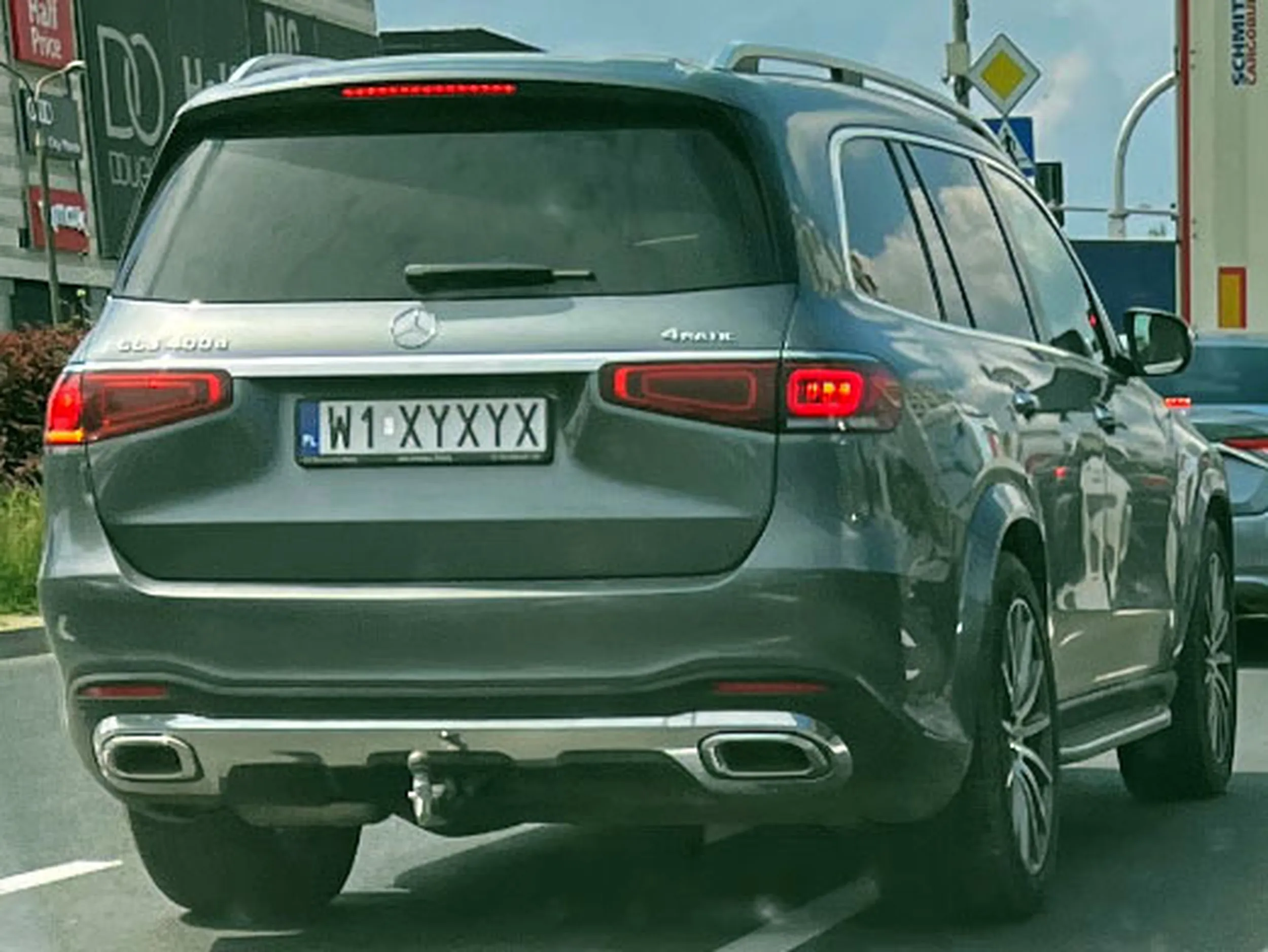 Fajny numer, blacha W1 XYXYX