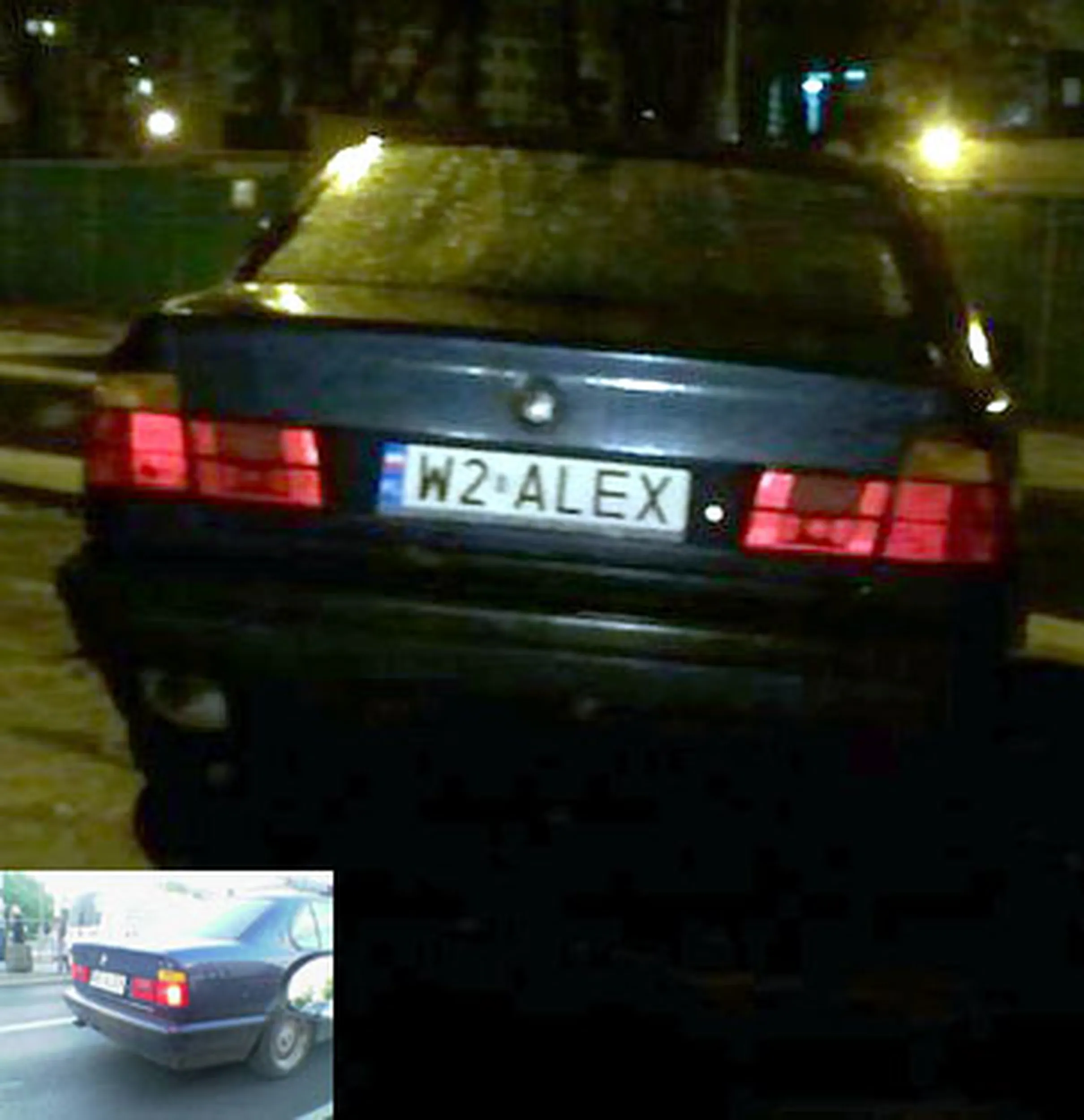 Fajny numer, blacha W2 ALEX