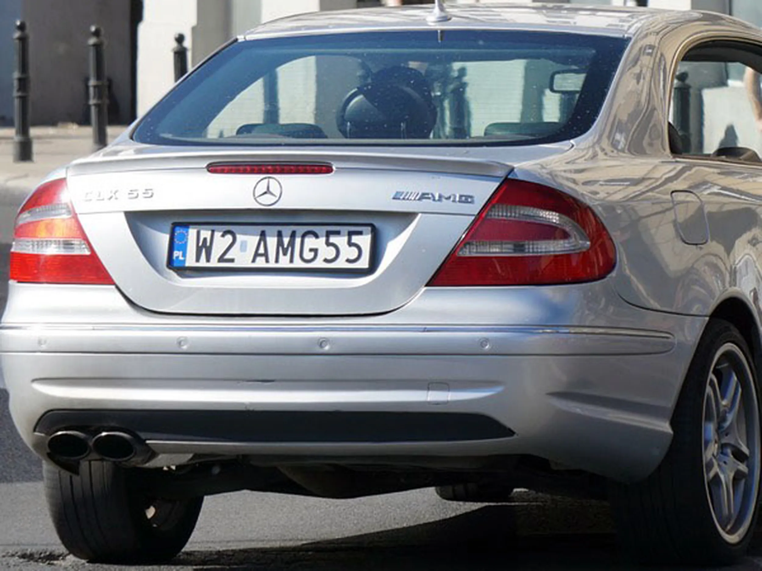 Fajny numer, blacha W2 AMG55