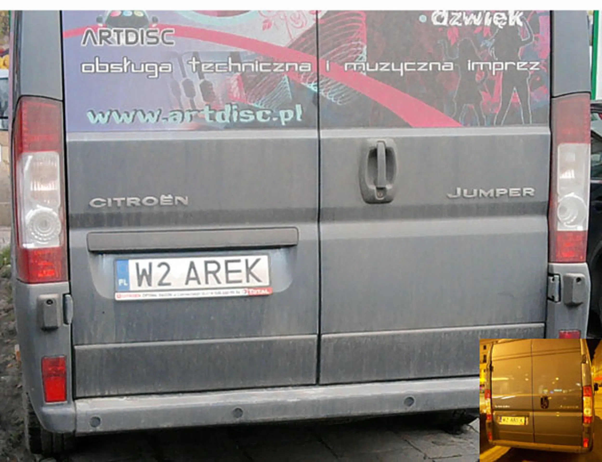 Fajny numer, blacha W2 AREK