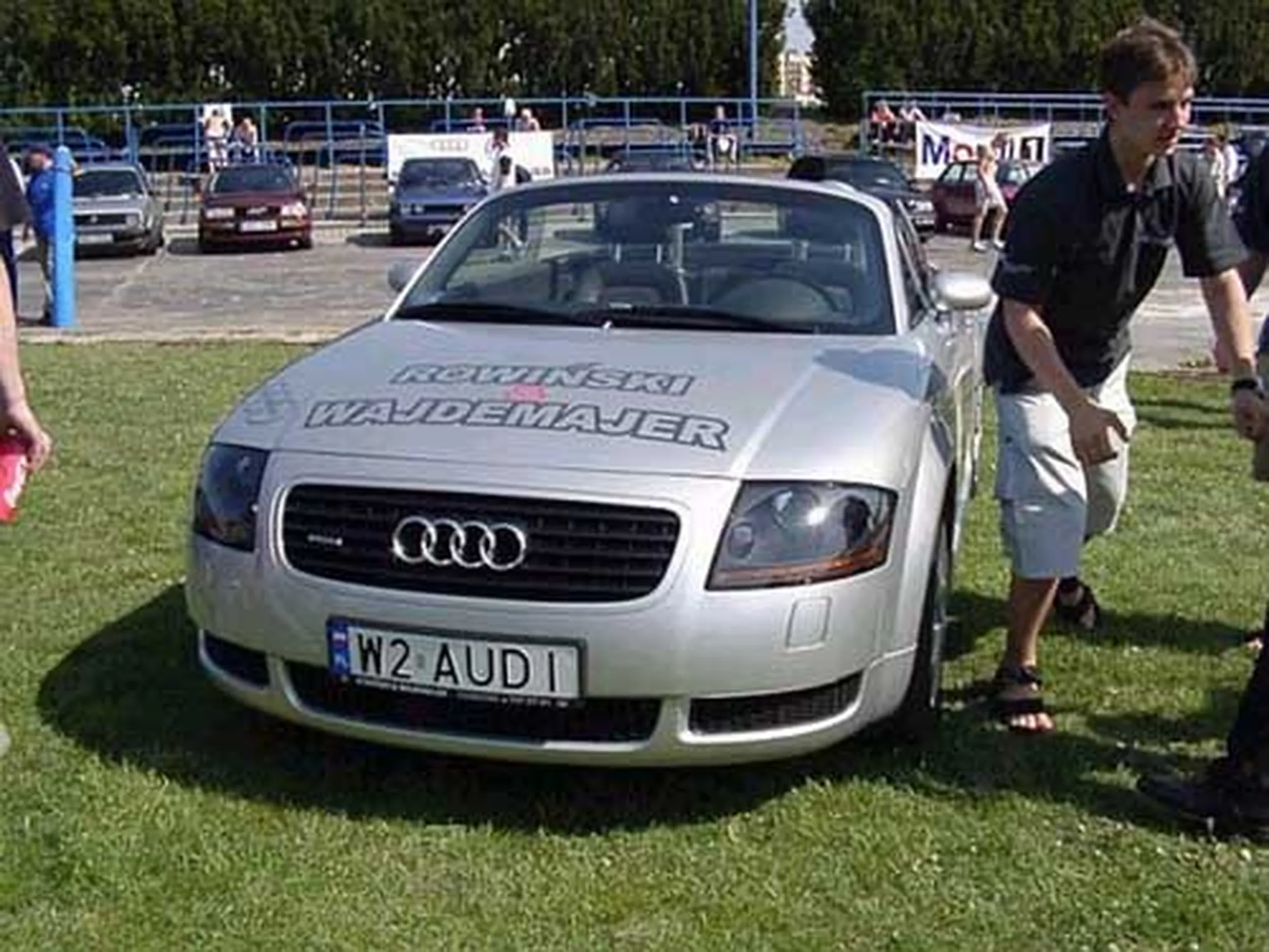 Fajny numer, blacha W2 AUDI