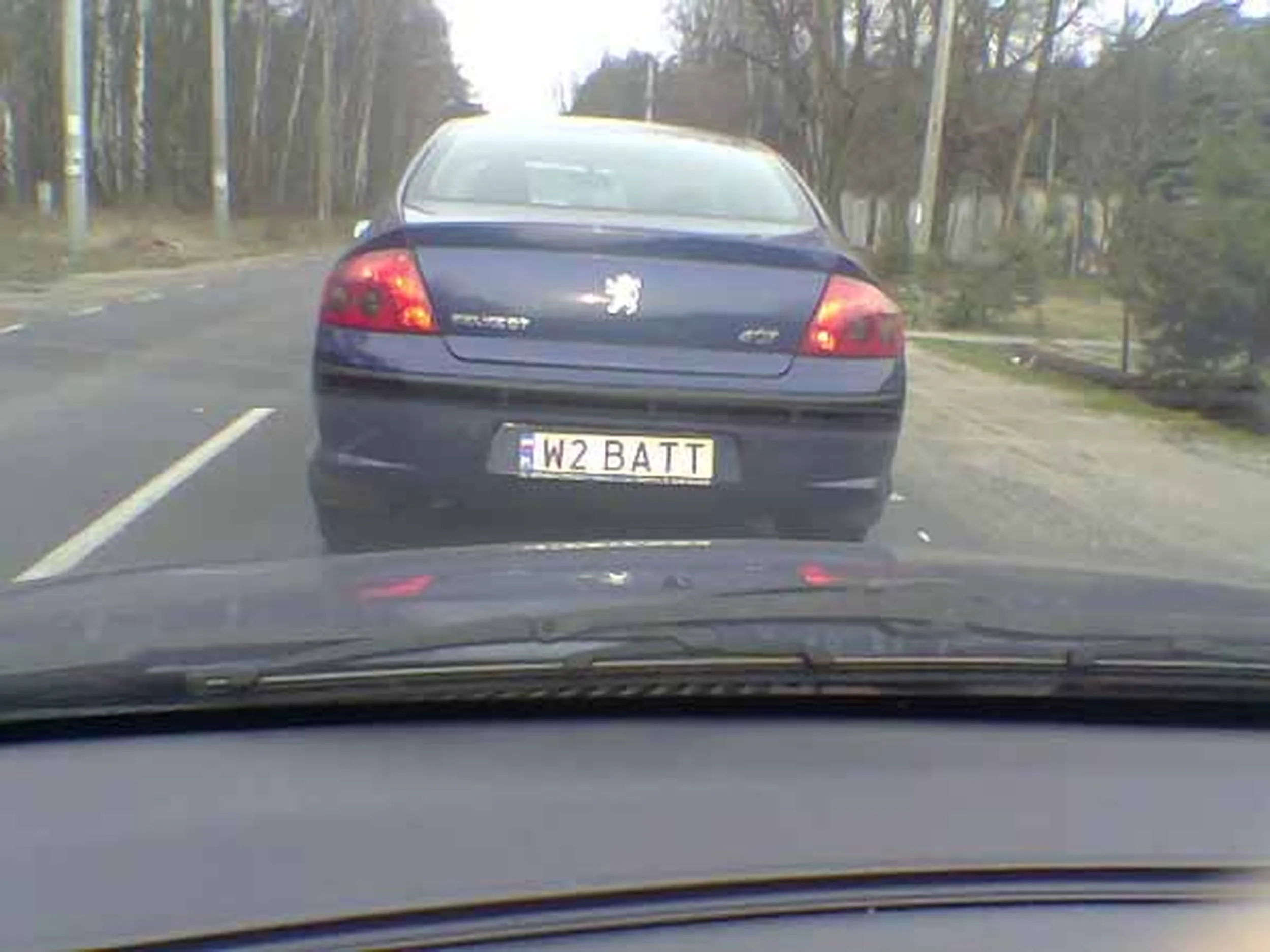 Fajny numer, blacha W2 BATT