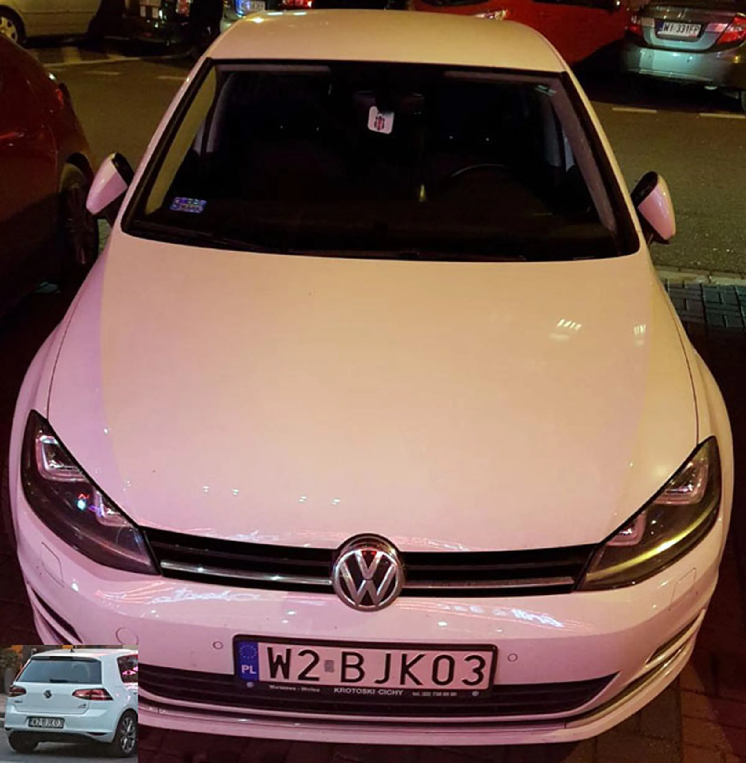 Fajny numer, blacha W2 BJK03