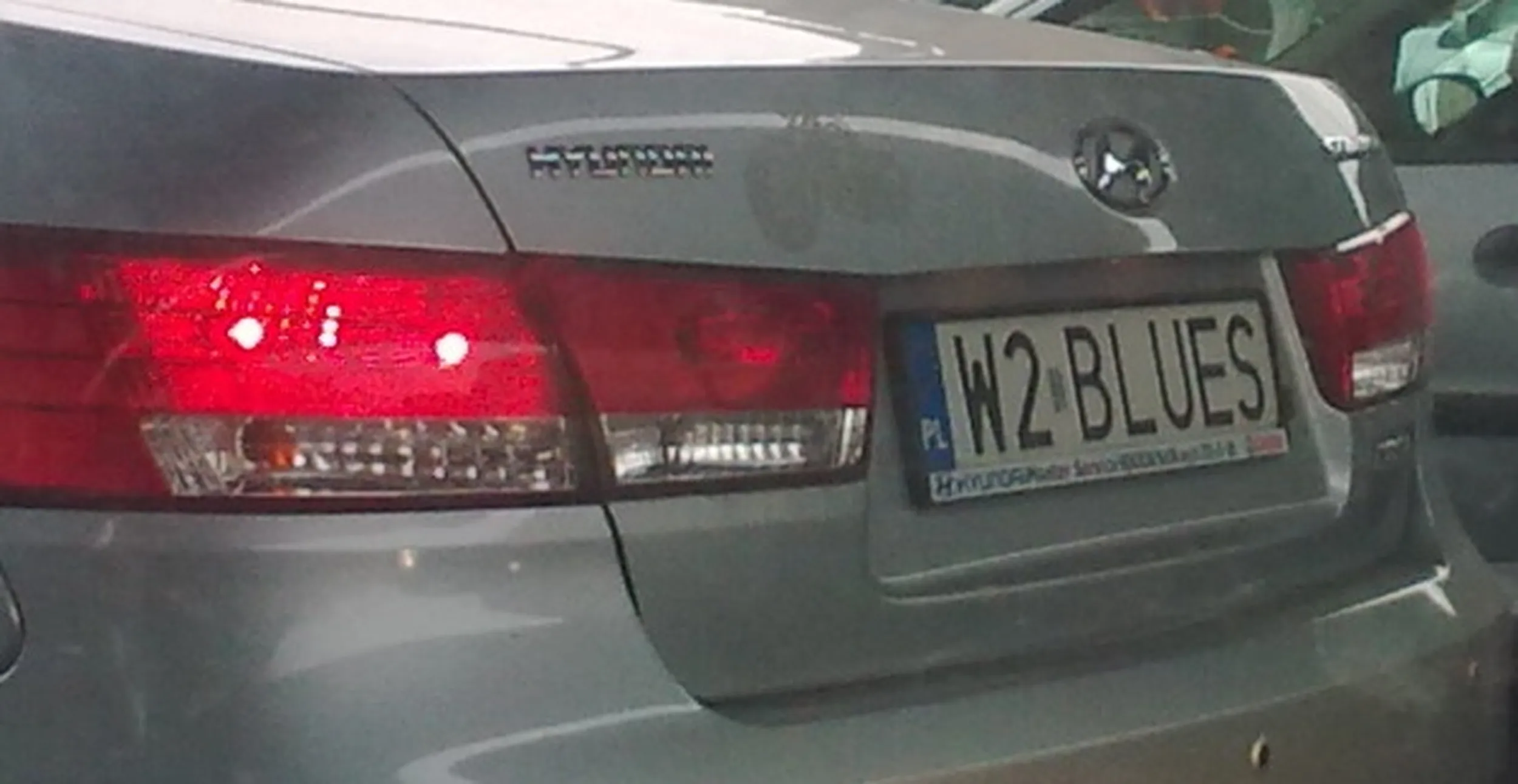 Fajny numer, blacha W2 BLUES