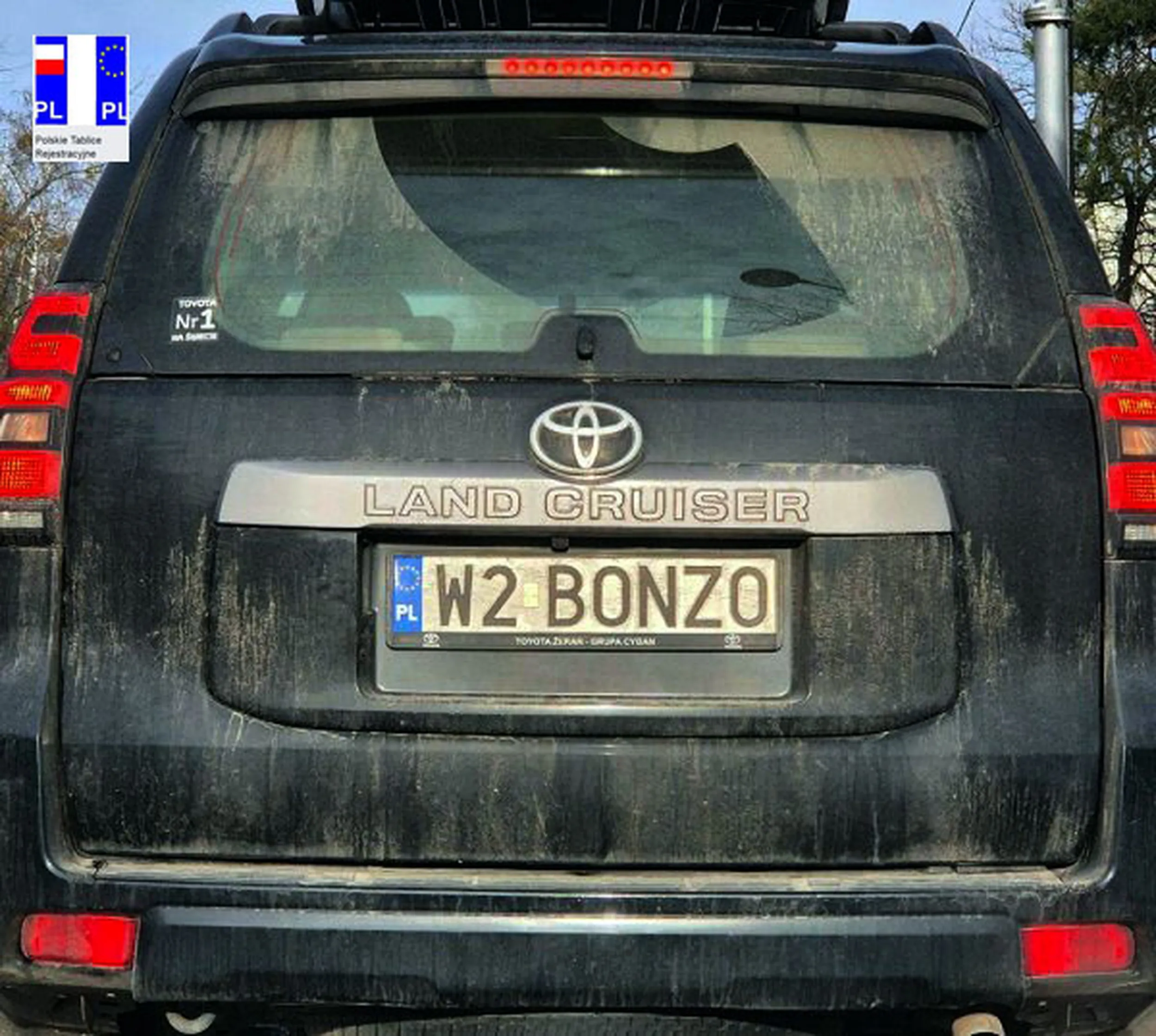 Fajny numer, blacha W2 BONZO