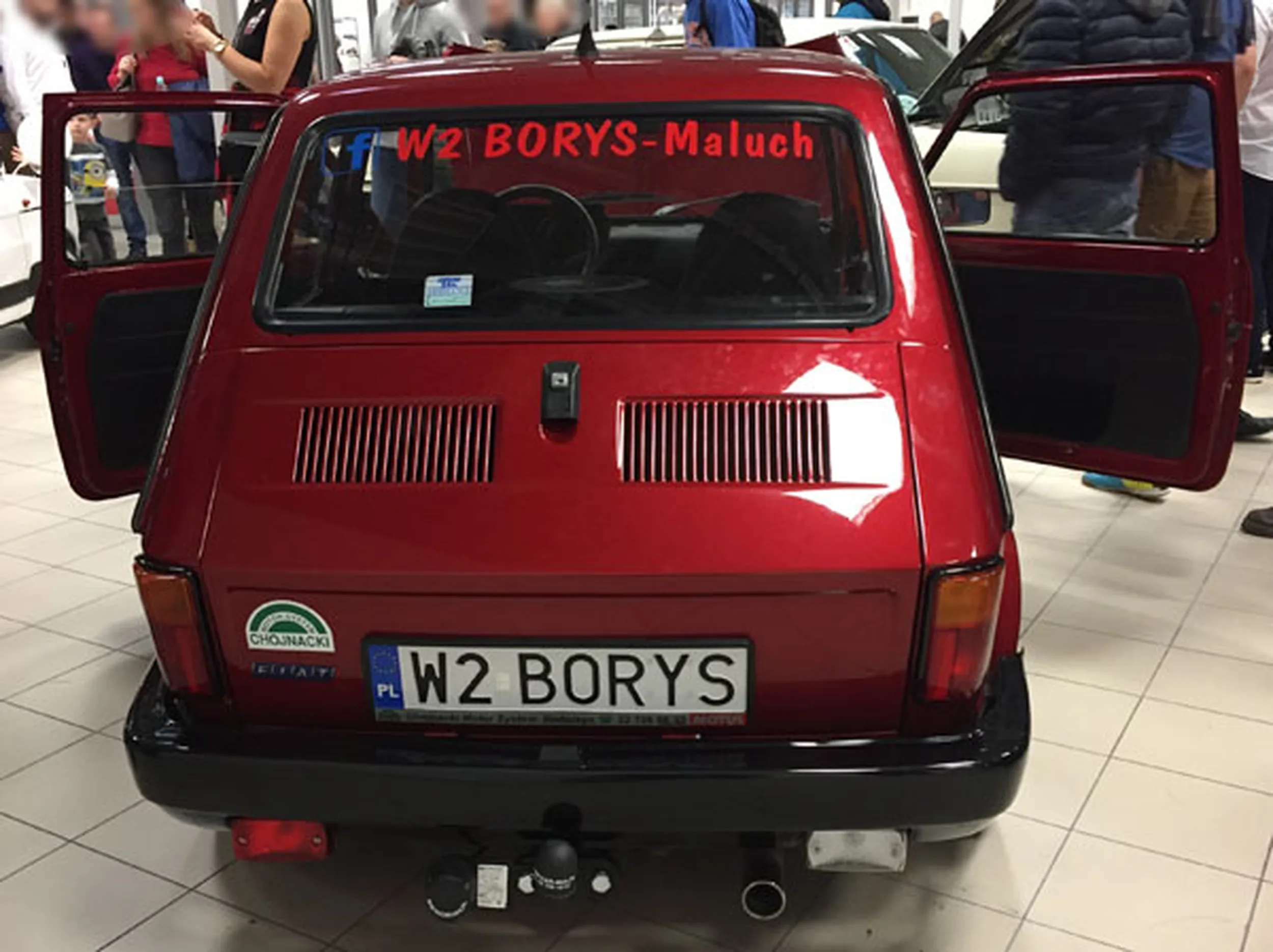 Fajny numer, blacha W2 BORYS