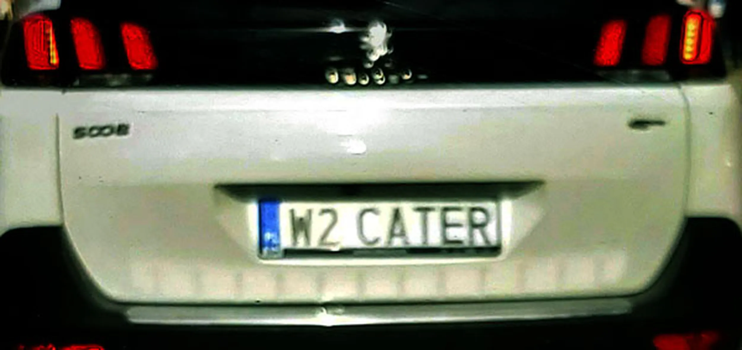 Fajny numer, blacha W2 CATER