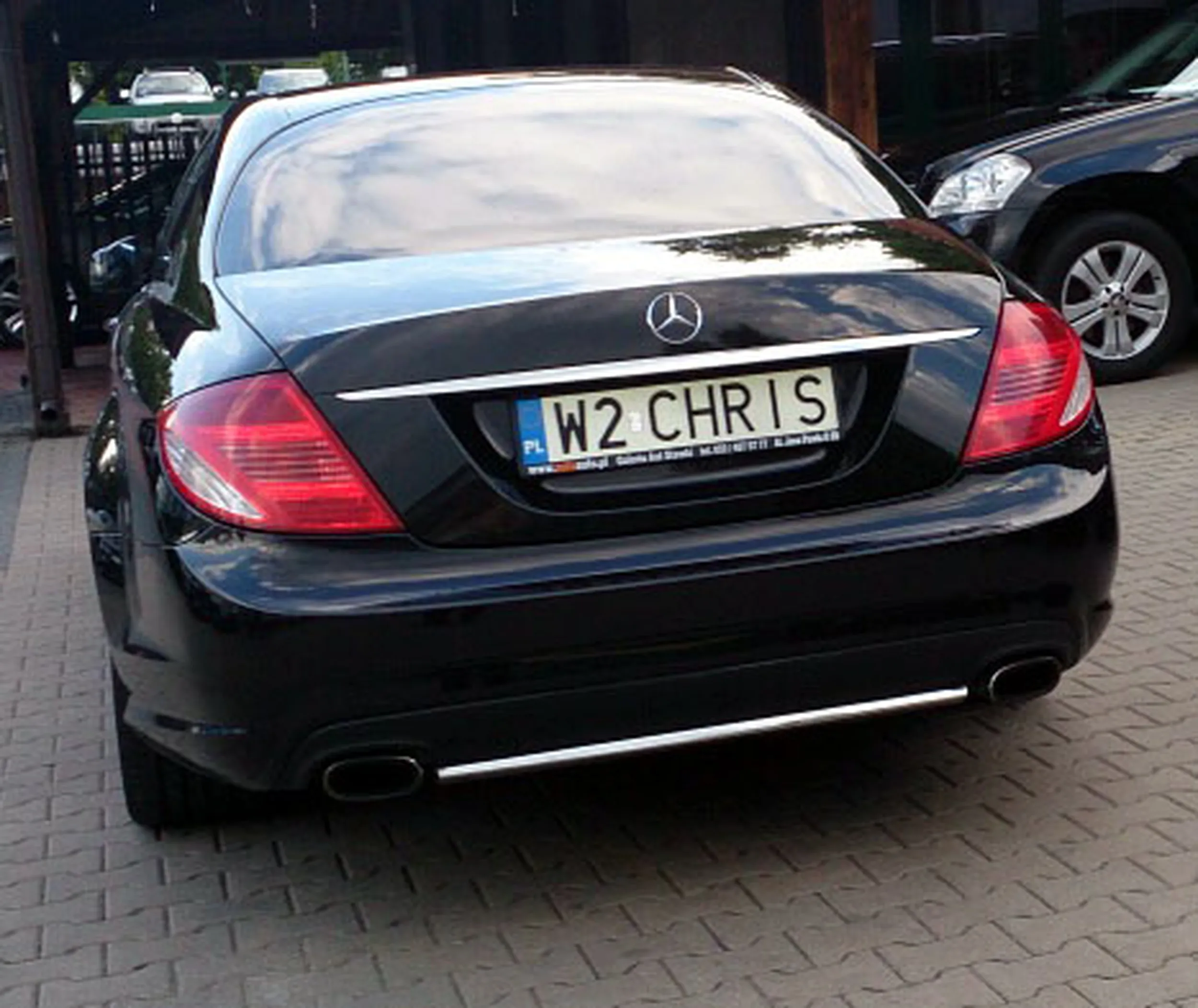 Fajny numer, blacha W2 CHRIS