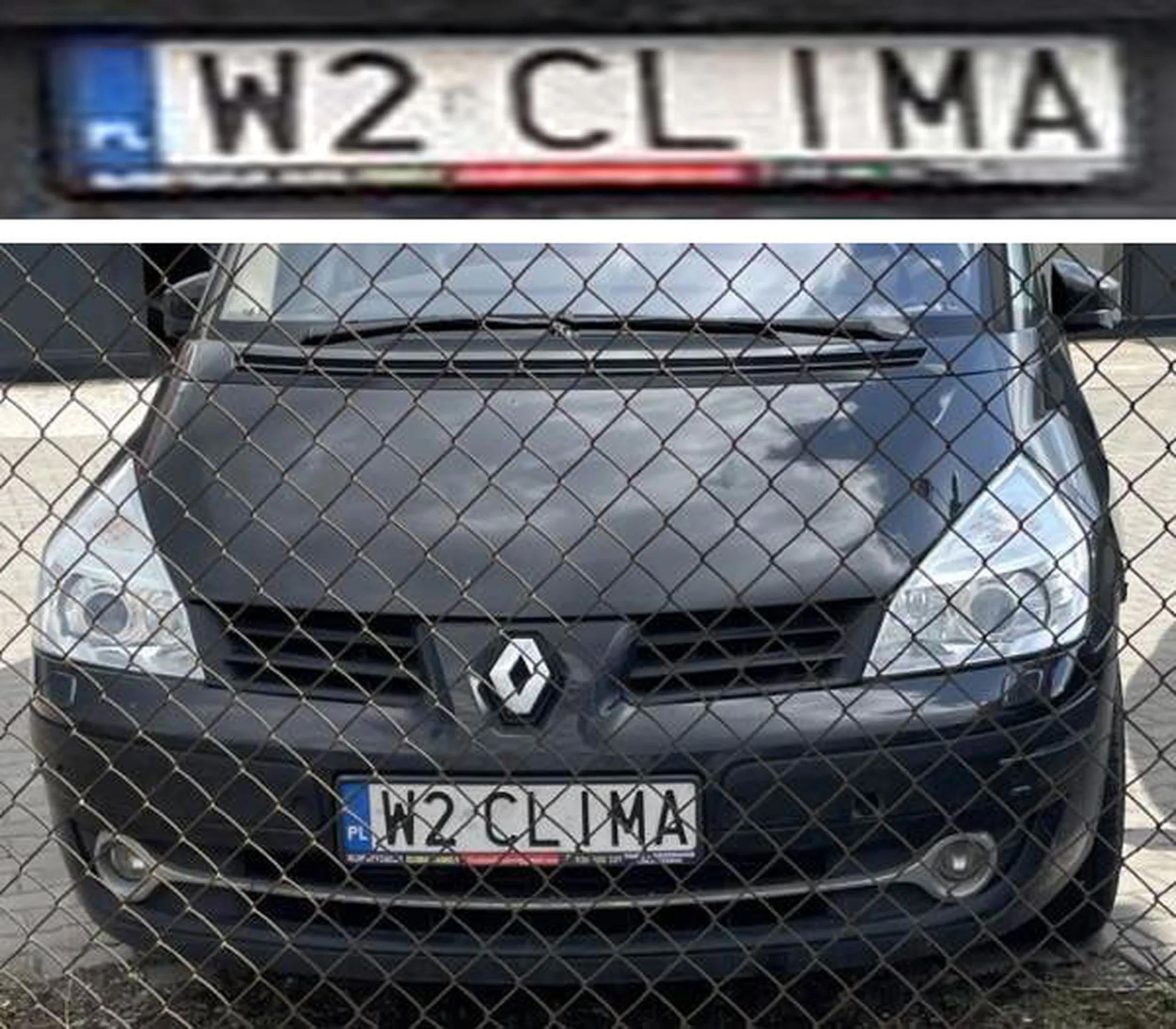 Fajny numer, blacha W2 CLIMA