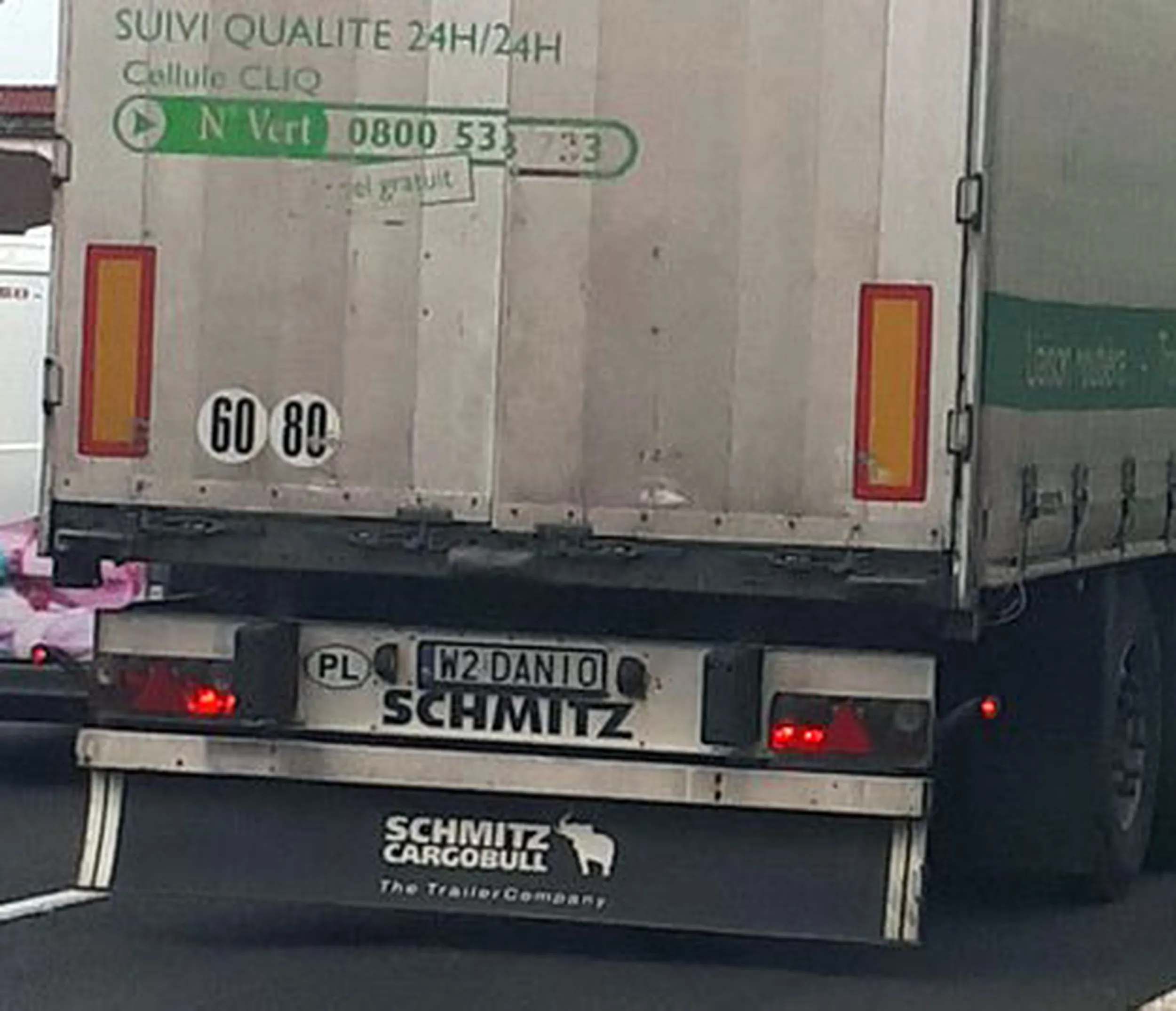 Fajny numer, blacha W2 DANIO