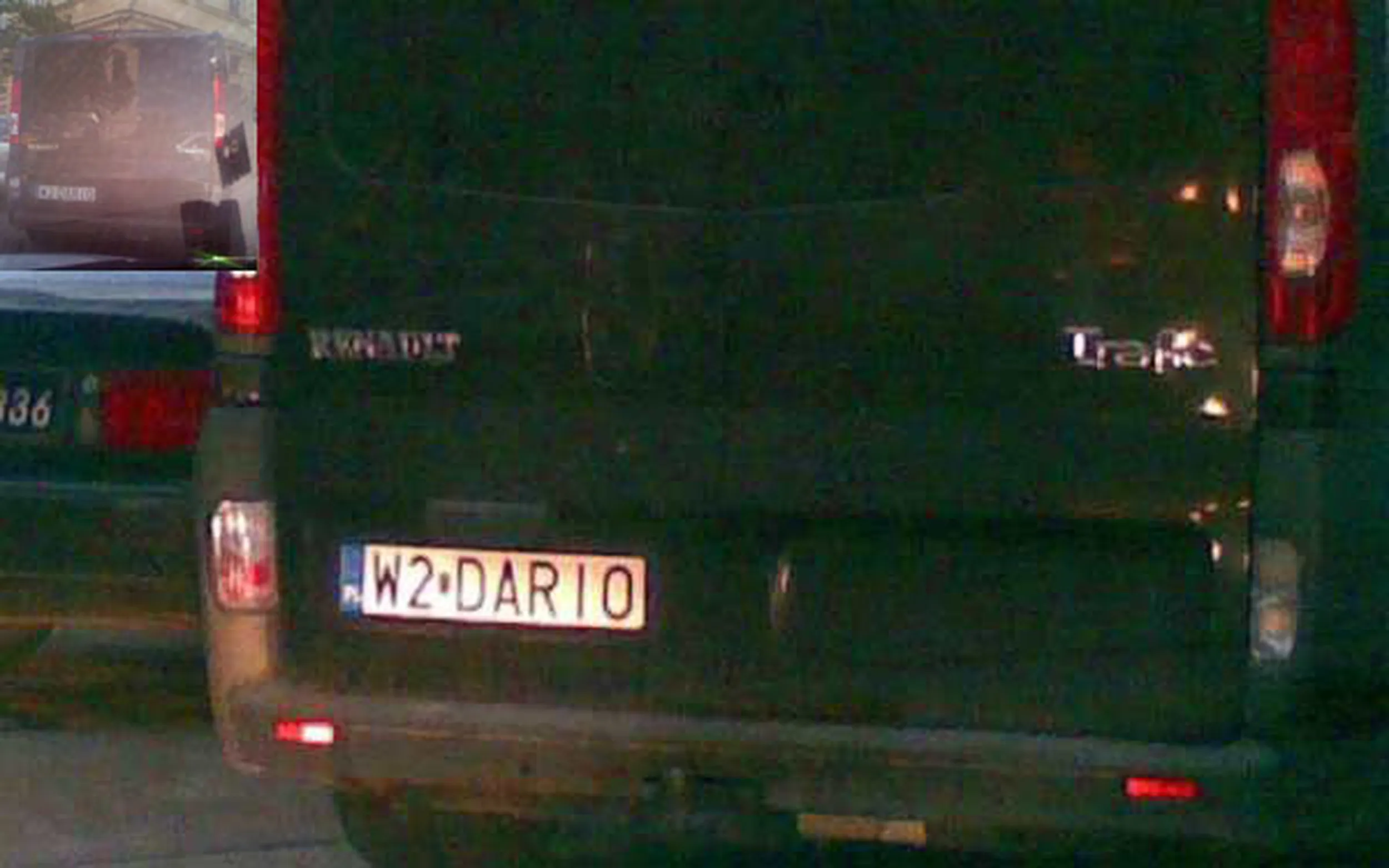 Fajny numer, blacha W2 DARIO