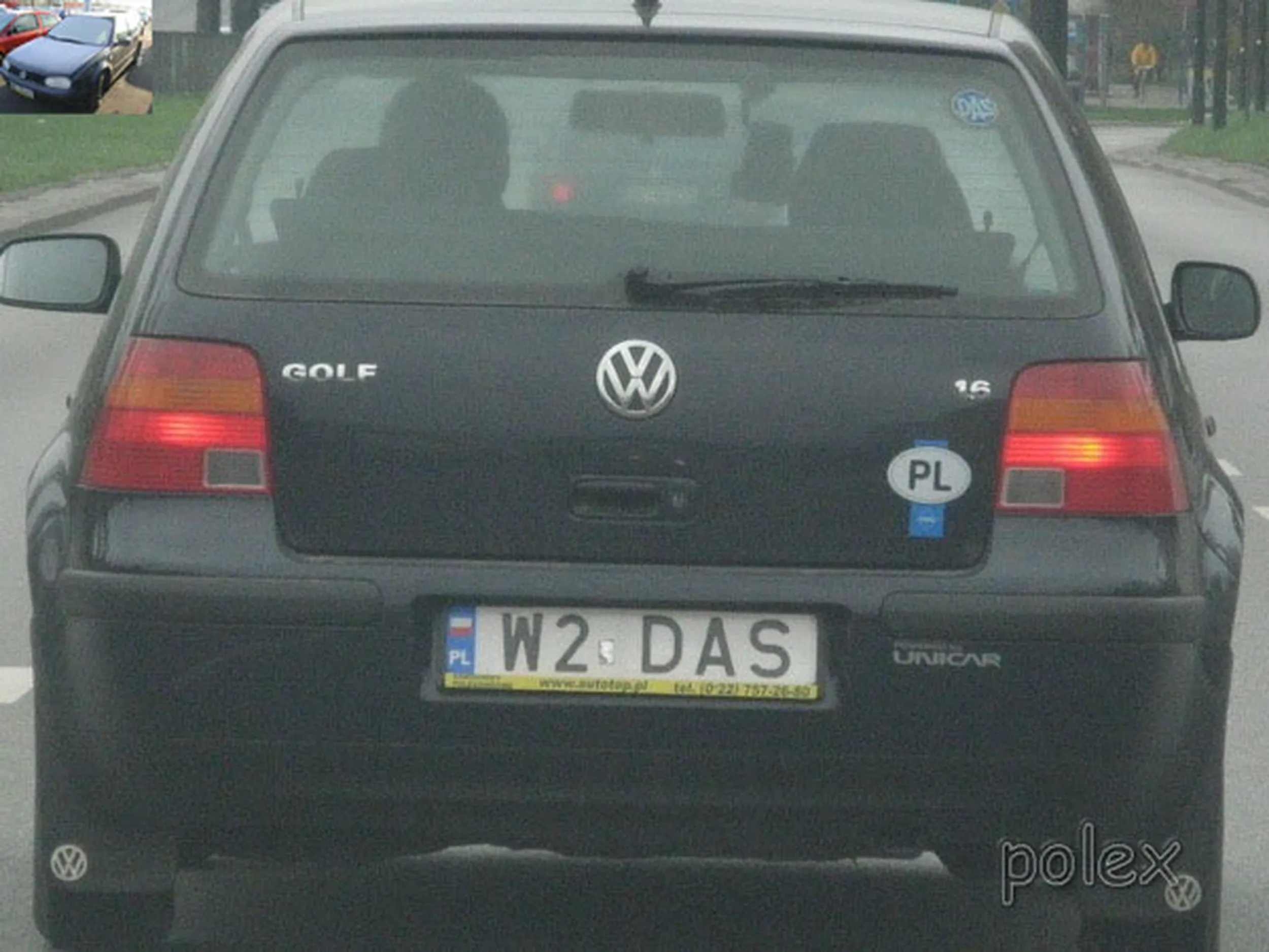 Fajny numer, blacha W2 DAS