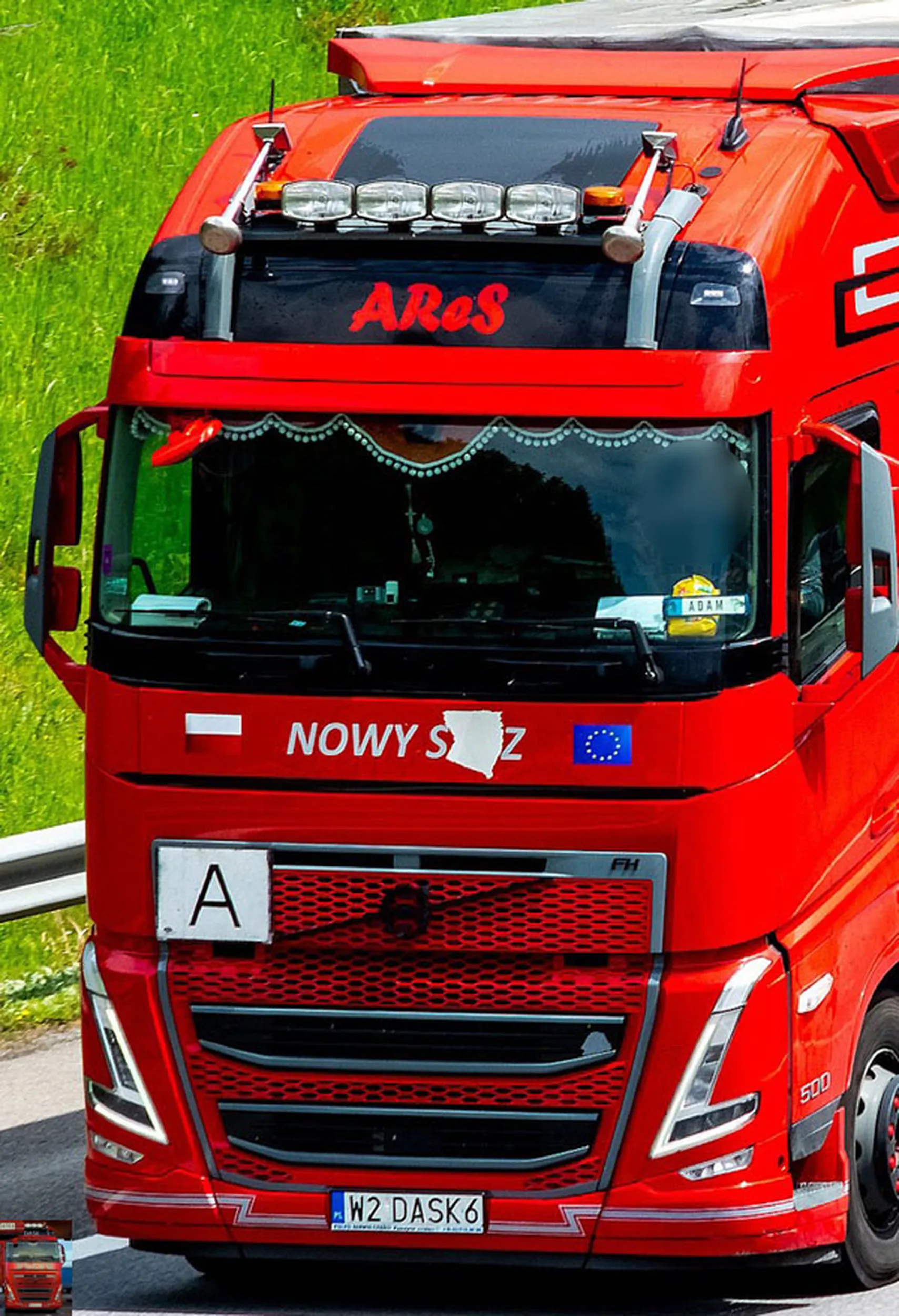 Fajny numer, blacha W2 DASK6